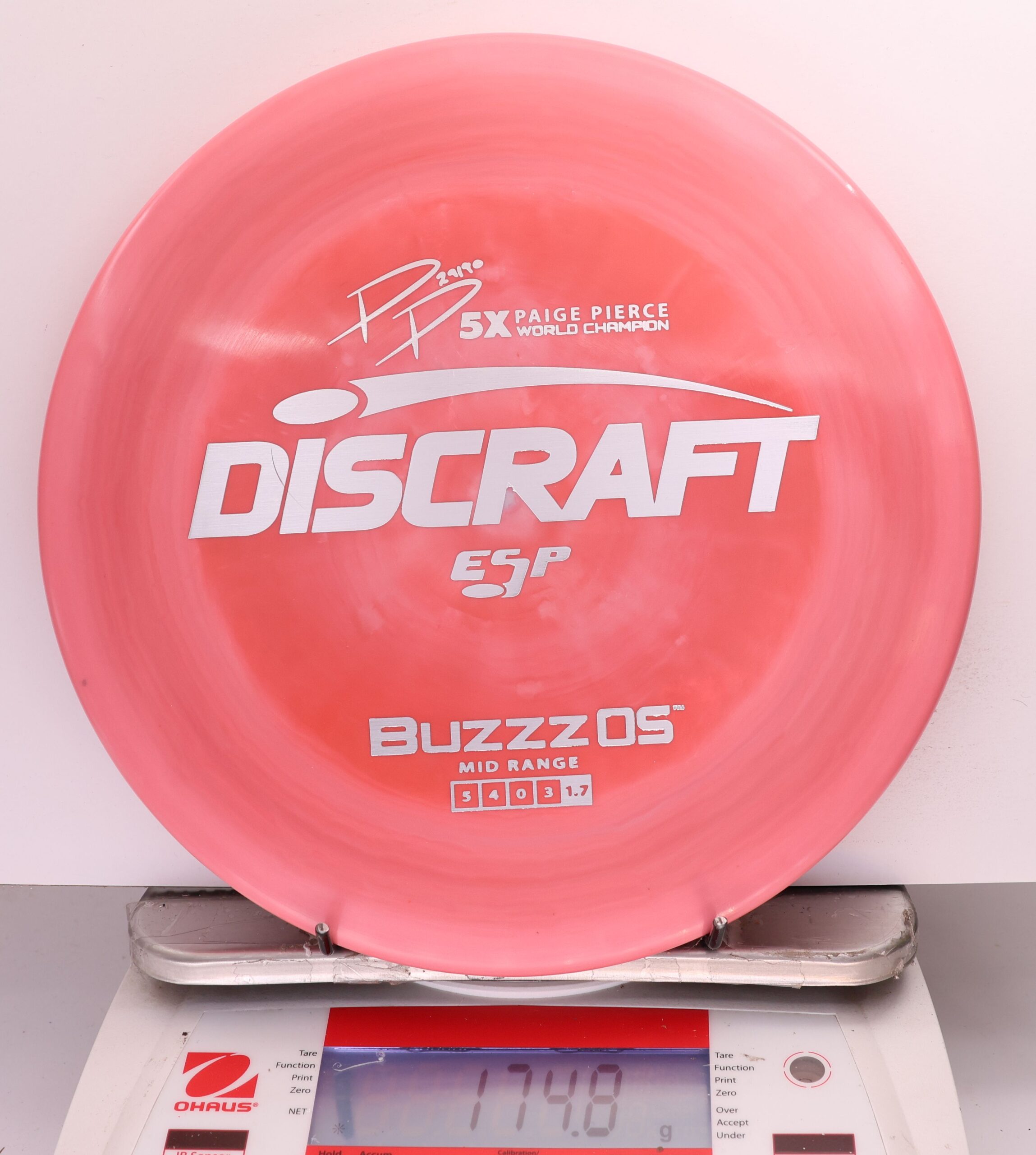 661412 ESP Buzzz OS, Paige Pierce 5X - #946 LtRed, 175