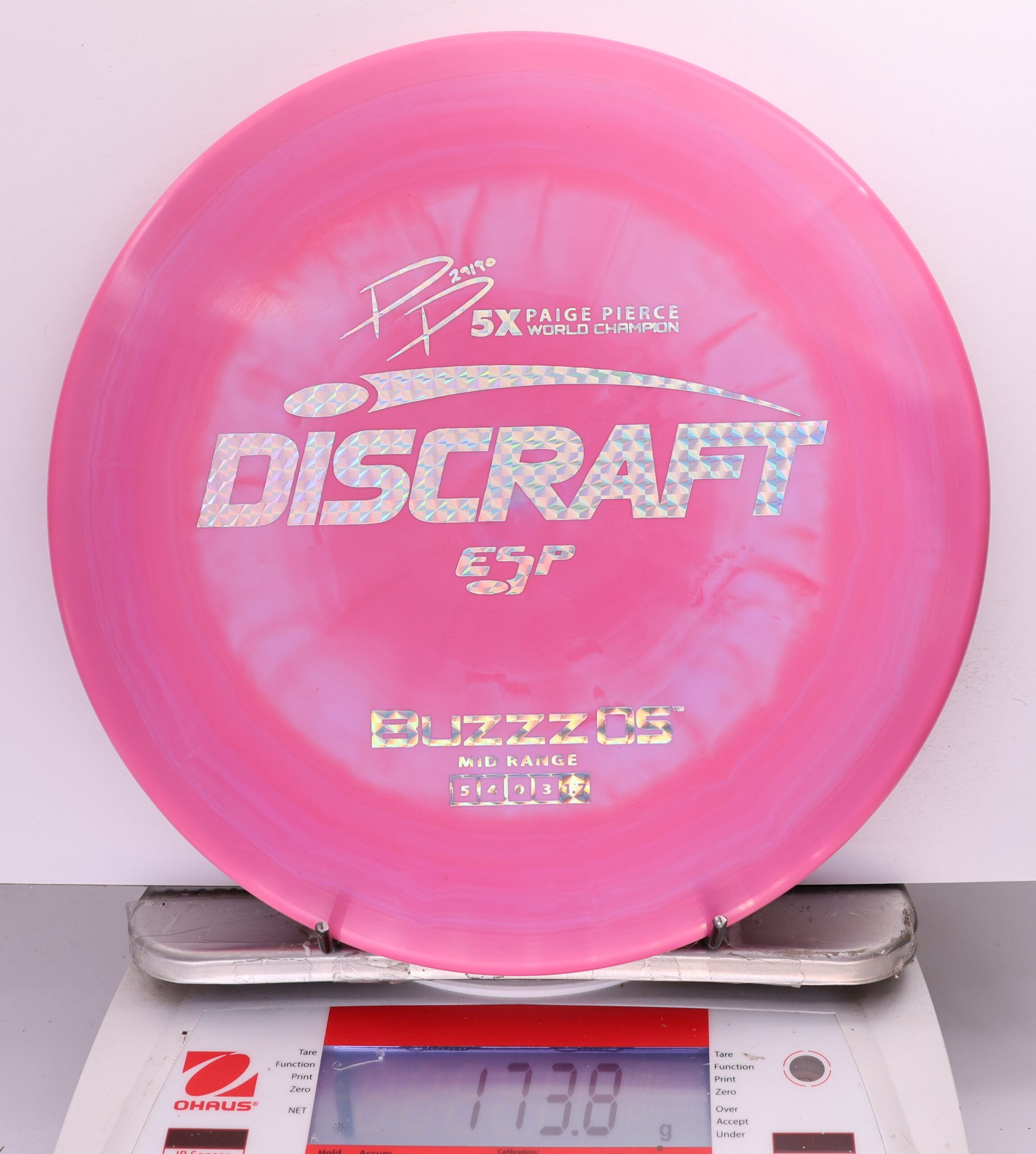 661413 ESP Buzzz OS, Paige Pierce 5X - #947 Pink, 174