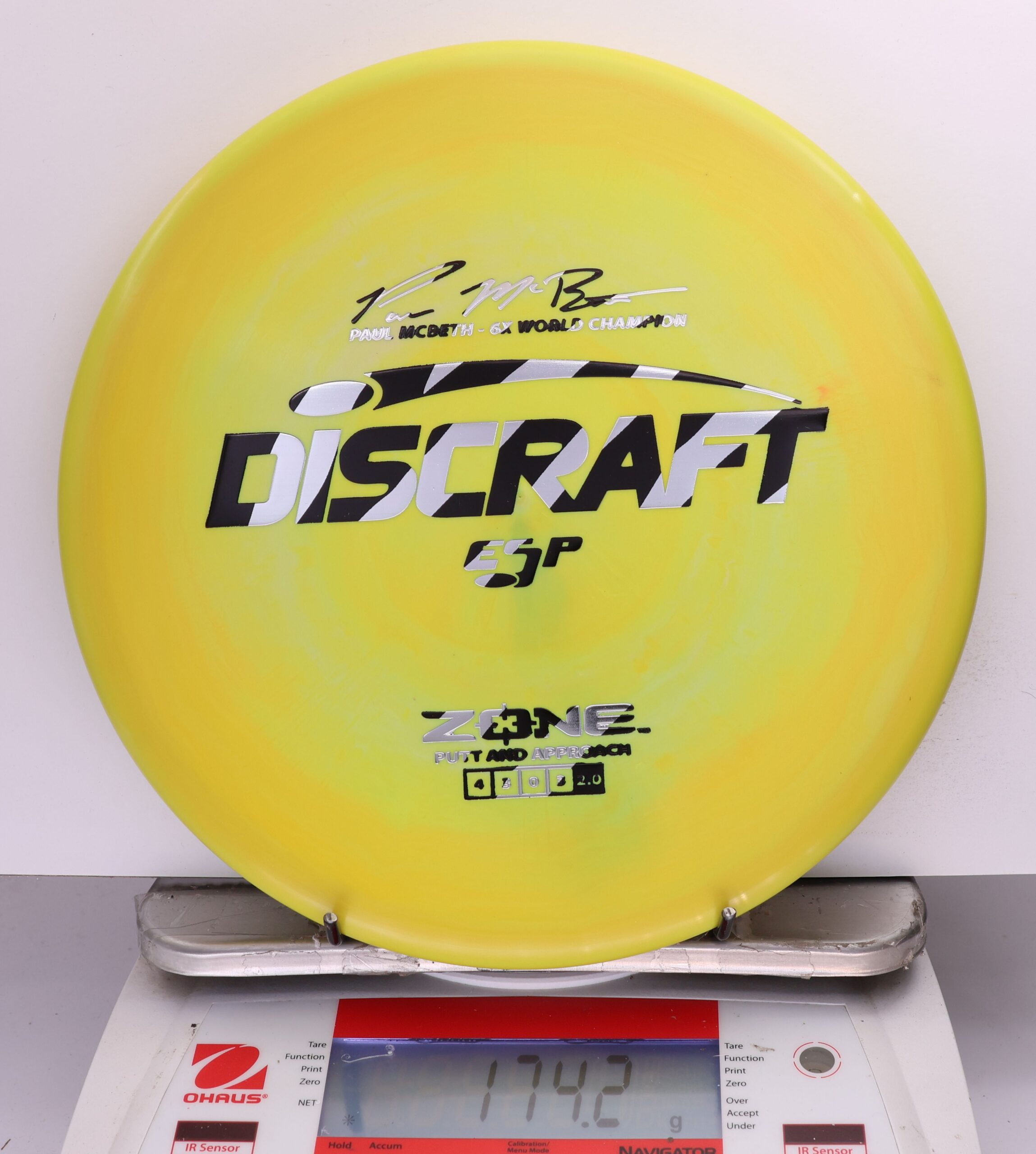 661581 ESP Zone, Paul McBeth 6X - #934 Yellow, 174