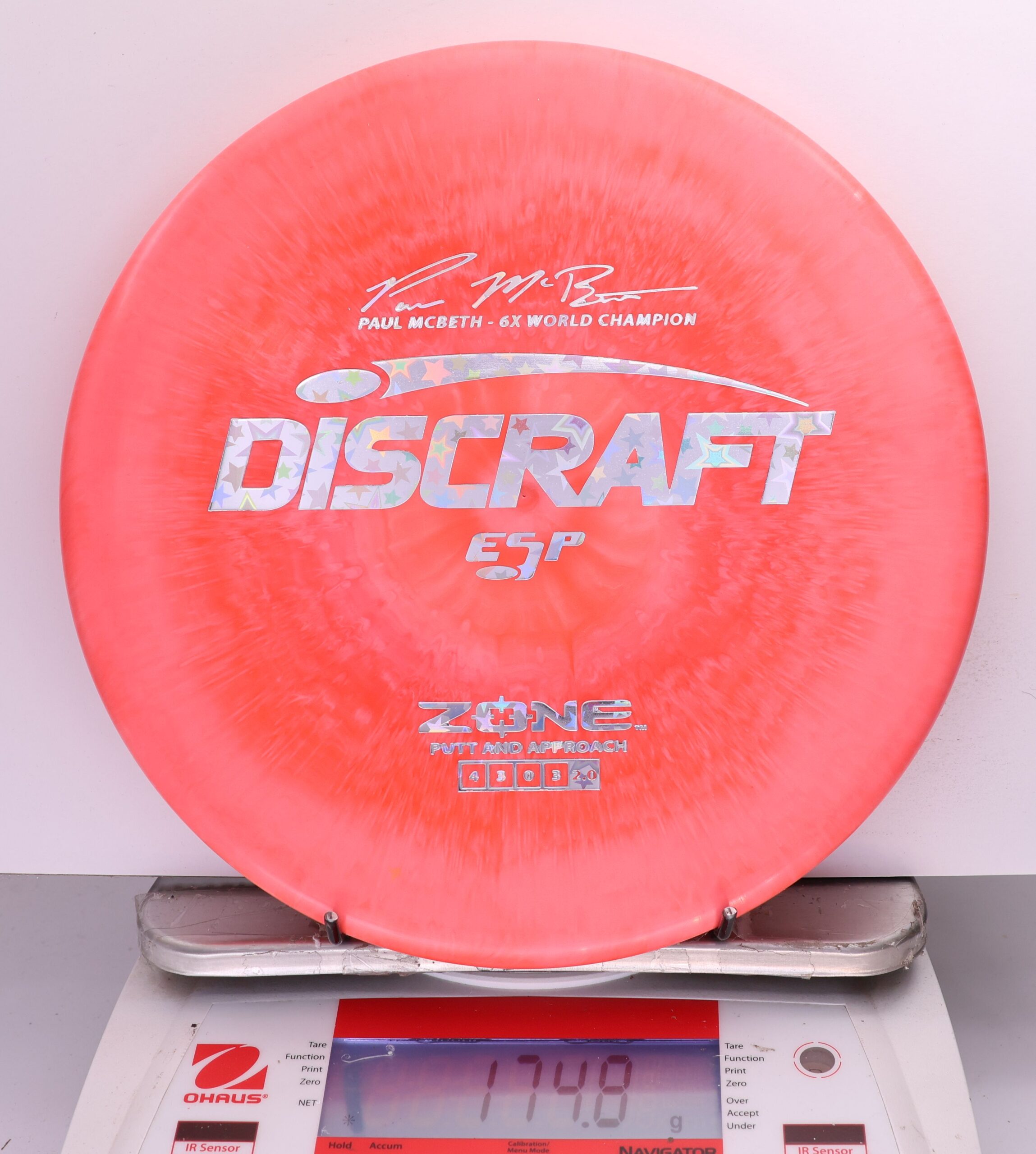 661583 ESP Zone, Paul McBeth 6X - #936 RedPink, 175