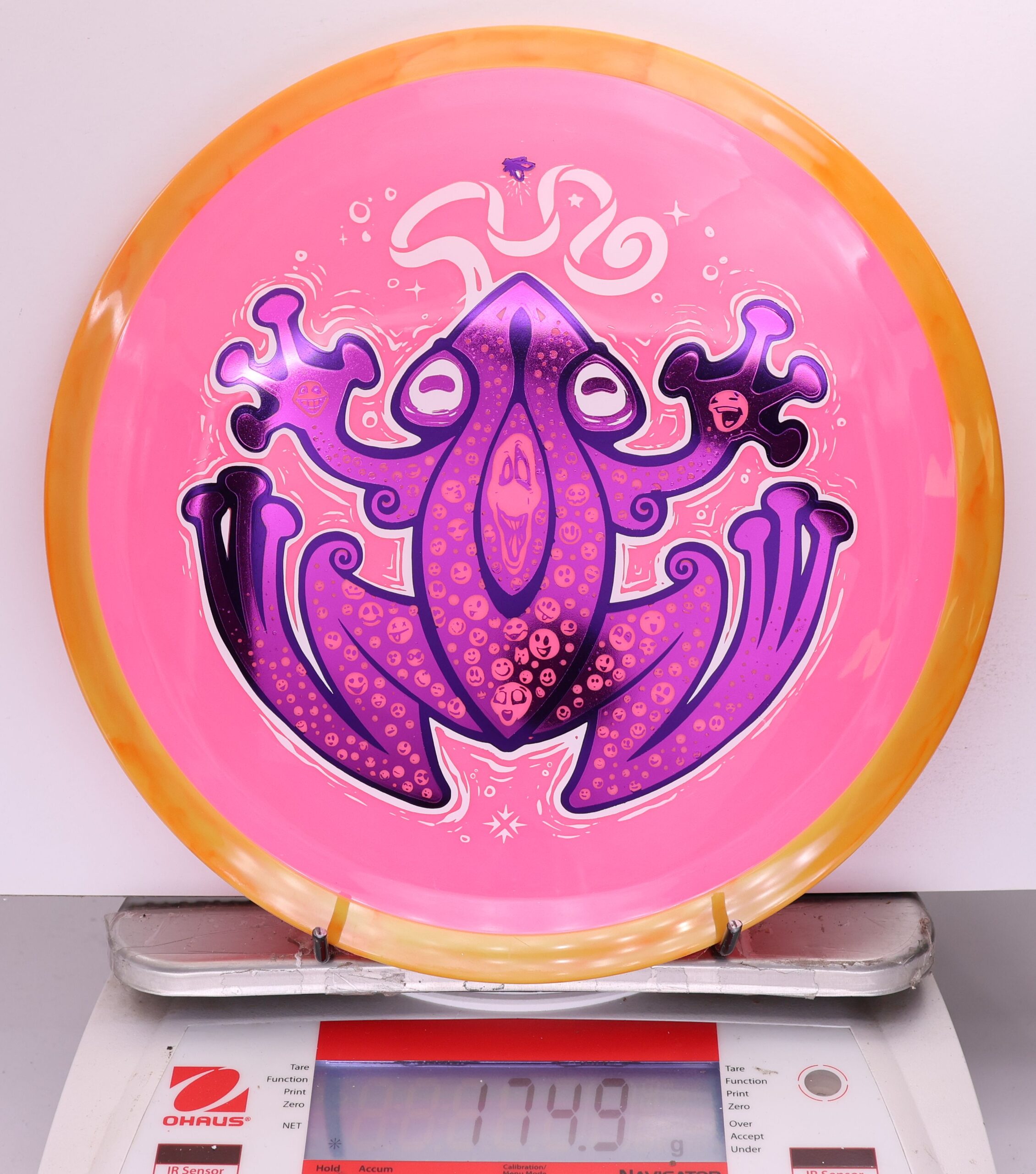 664415 RETOOLED Simon Line Neutron Time-Lapse, DFX Special Stamps - #01 Orange-Pink, 175