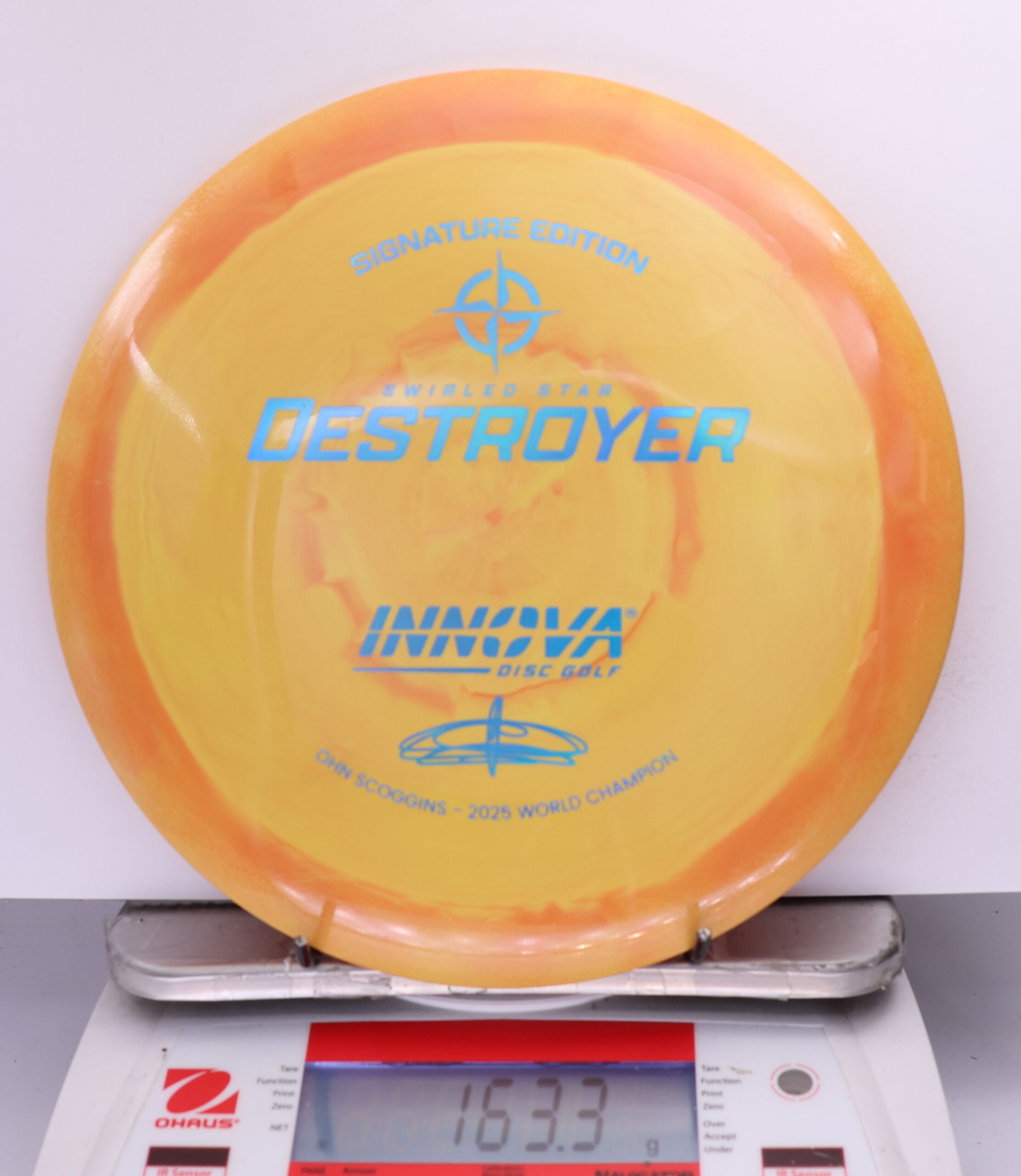 670552 Swirled Star Destroyer, Ohn Scoggins 2025 FPO World Champion - #24 Orange, 163