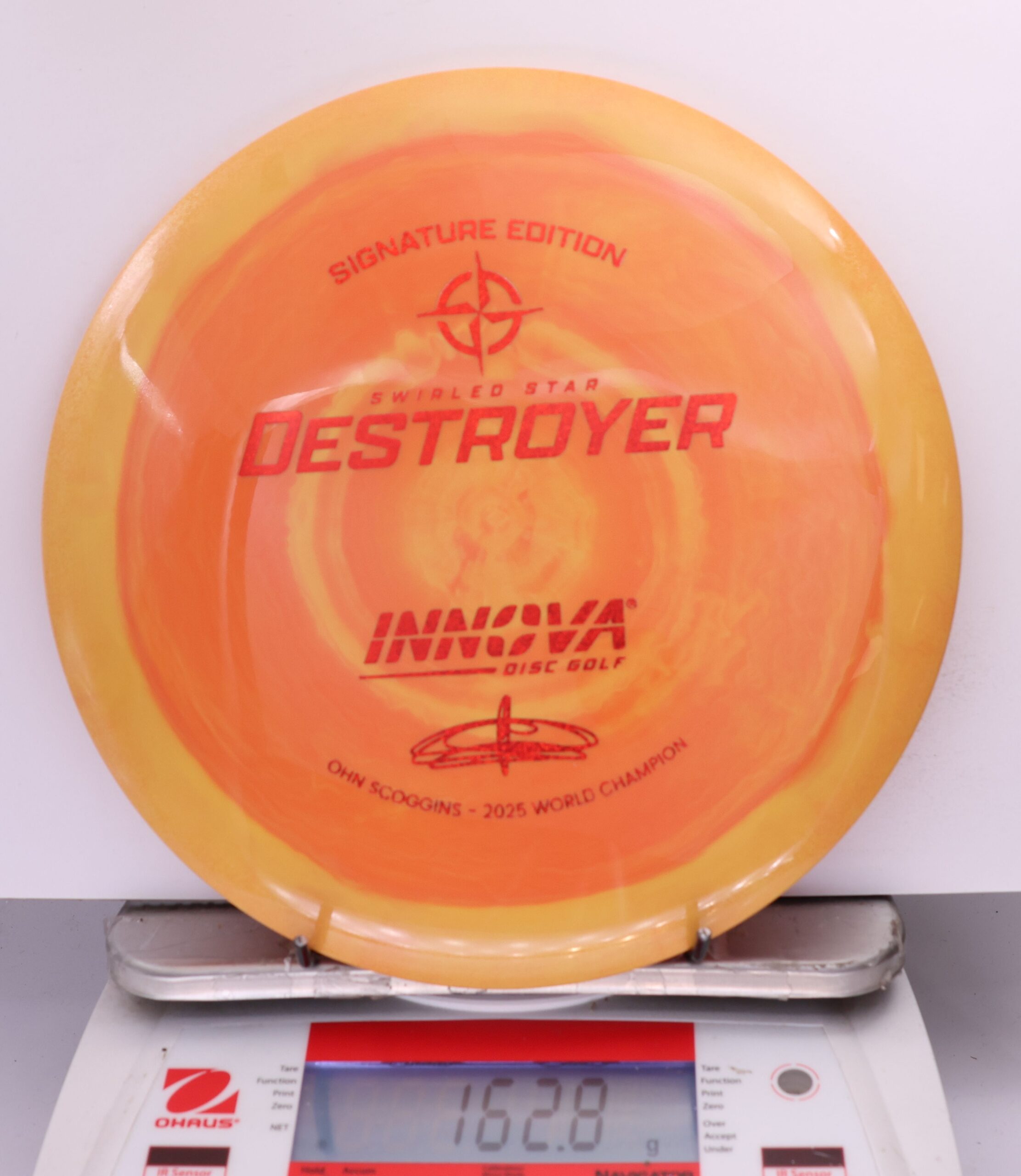 670554 Swirled Star Destroyer, Ohn Scoggins 2025 FPO World Champion - #26 Orange, 163