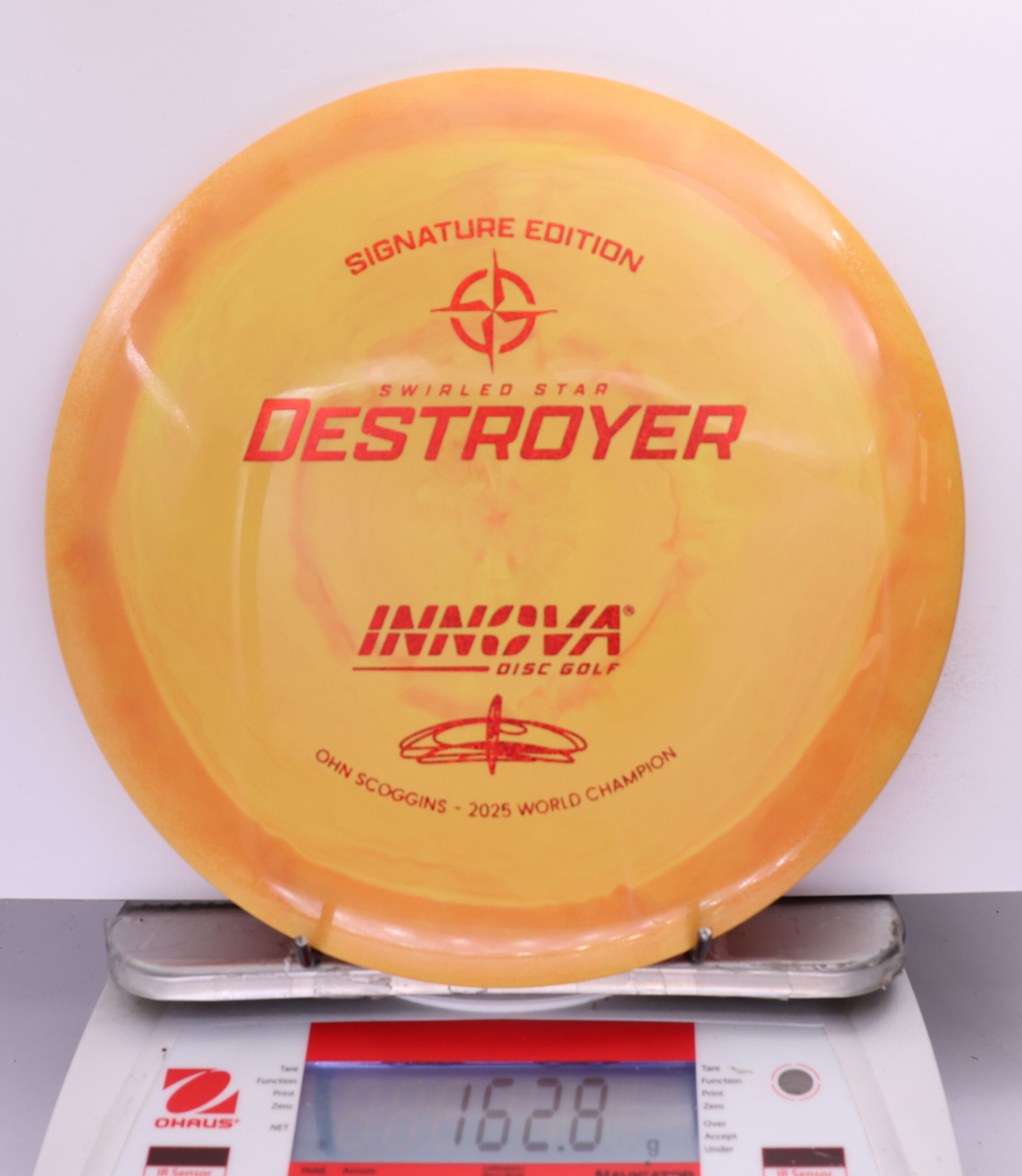 670555 Swirled Star Destroyer, Ohn Scoggins 2025 FPO World Champion - #27 Orange, 163