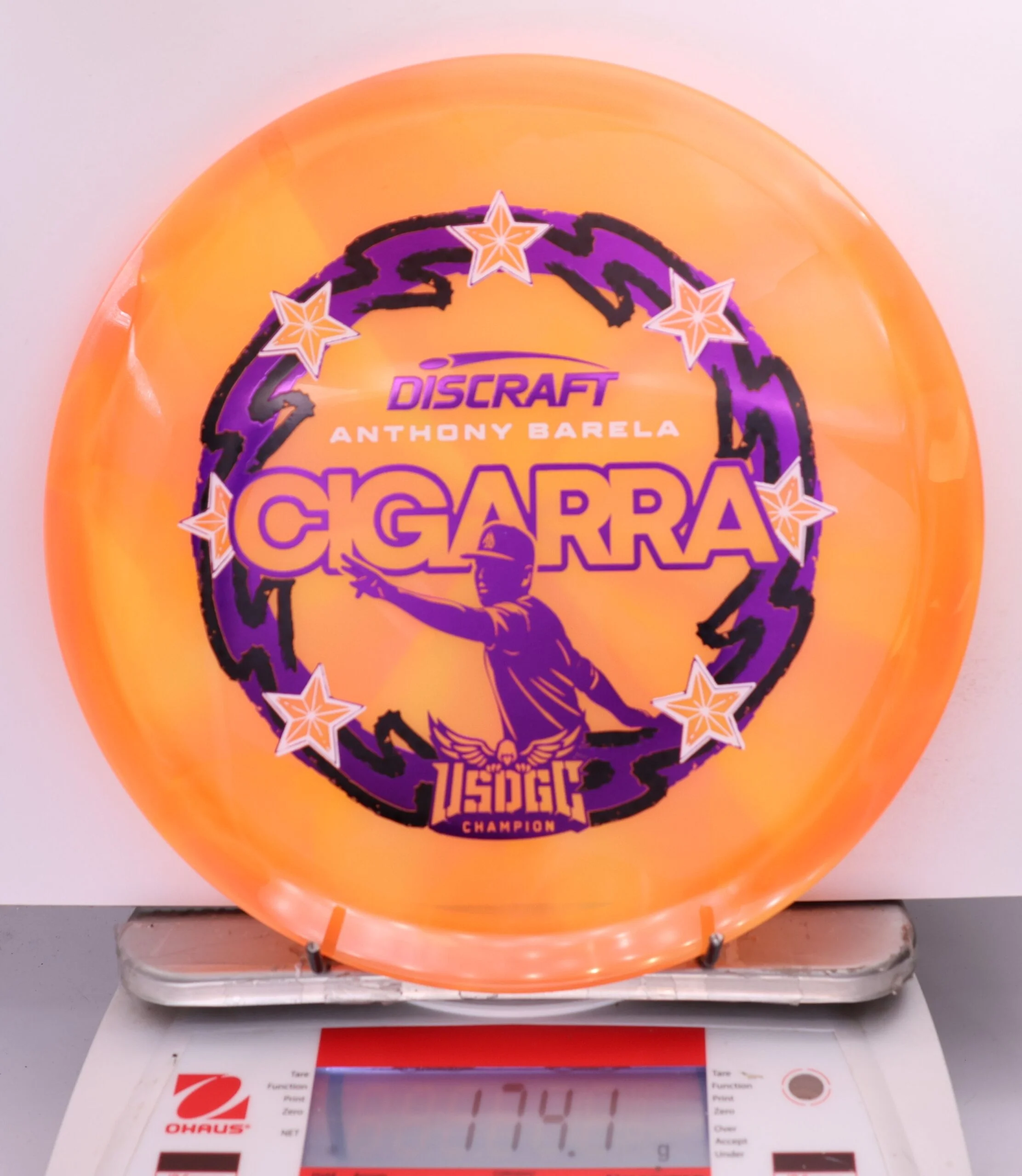 670777 Z Swirl Cigarra, Anthony Barela 2025 USDGC Champion - #01 Orange, 174