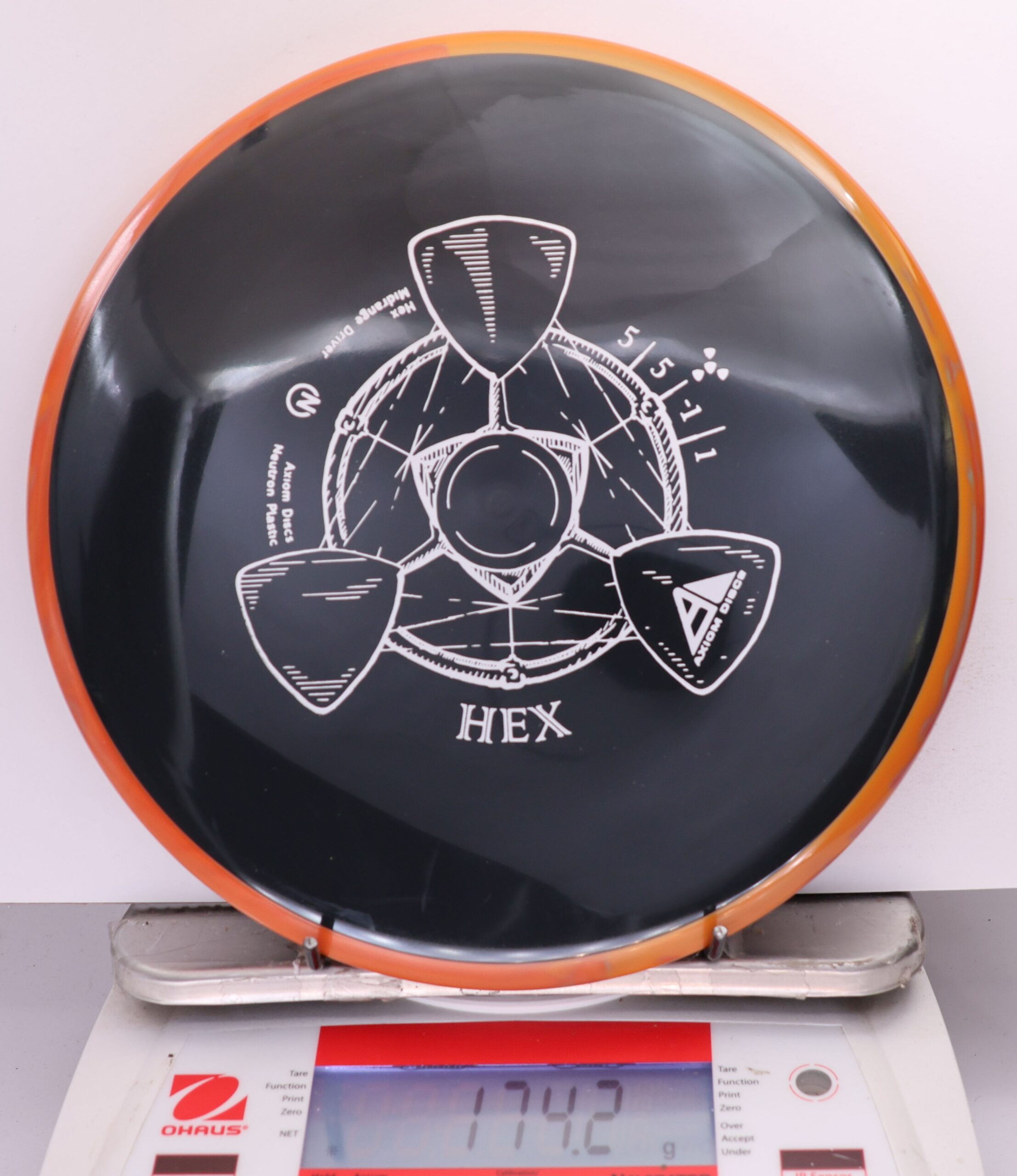 671954 Neutron Hex - #58 Orange-Black, 174