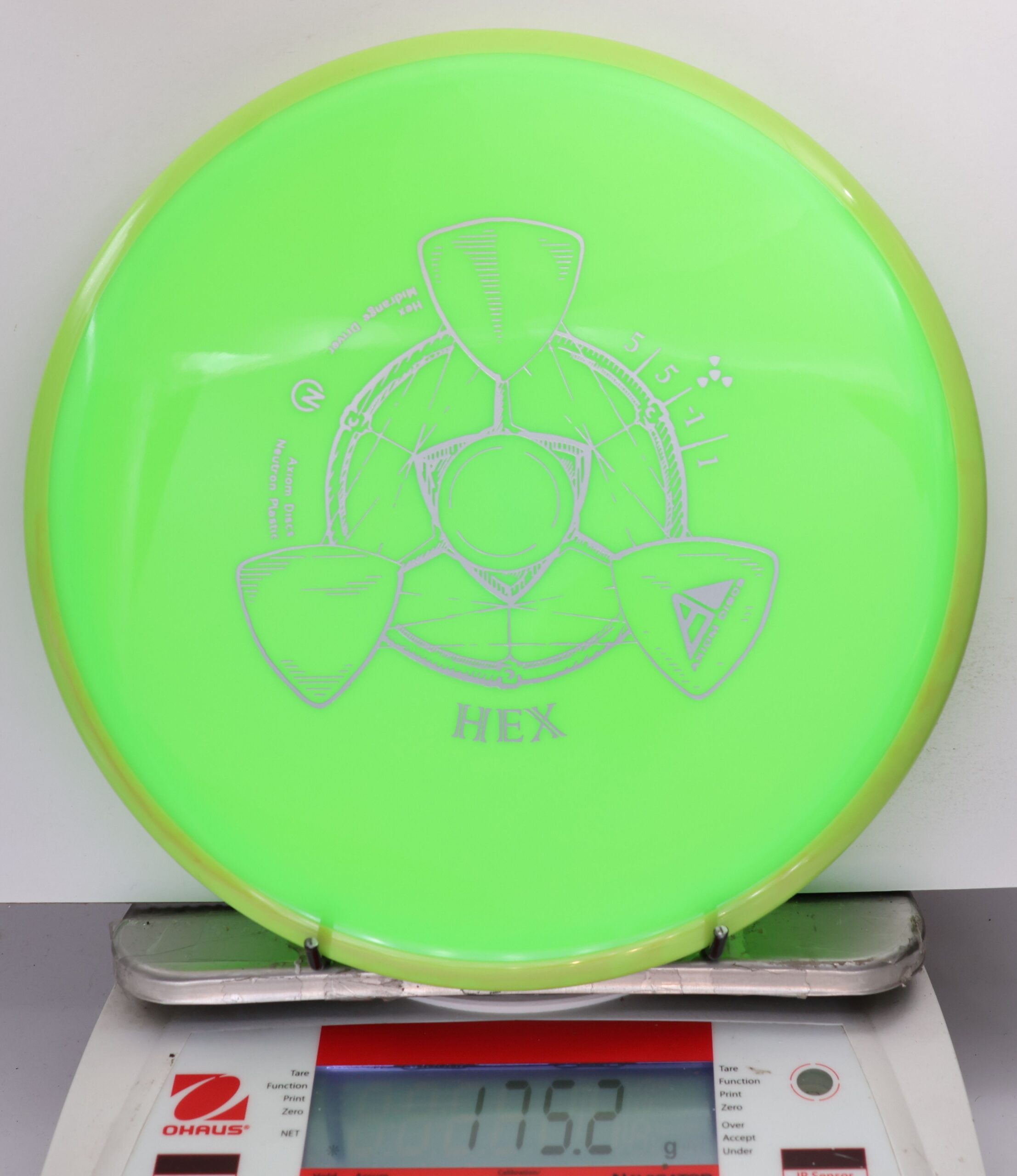 671995 Neutron Hex - #67 Yellow-LtGreen, 175