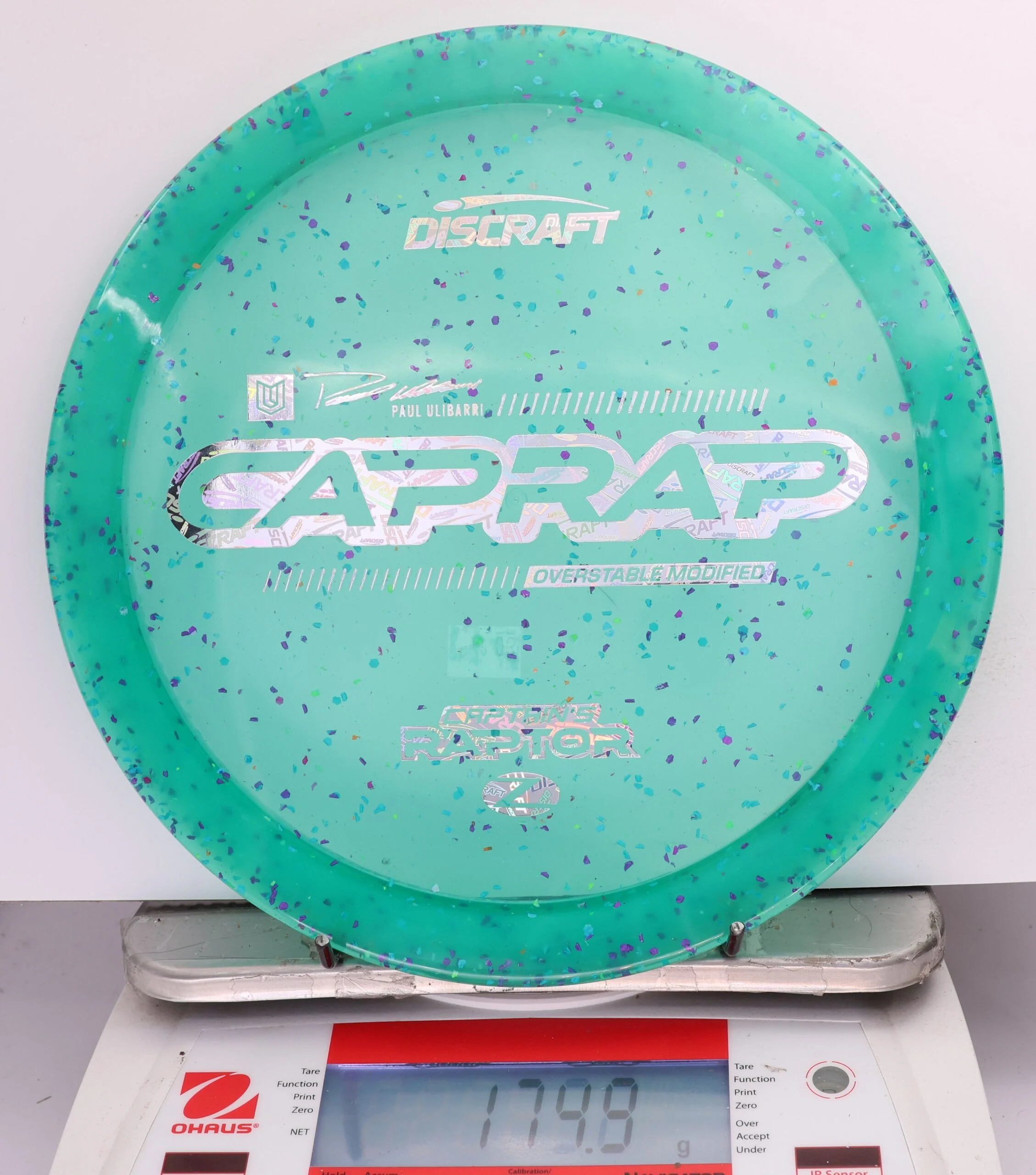 675783 Z Confetti Captain's Raptor, 2026 Paul Ulibarri - #03 Teal, 175