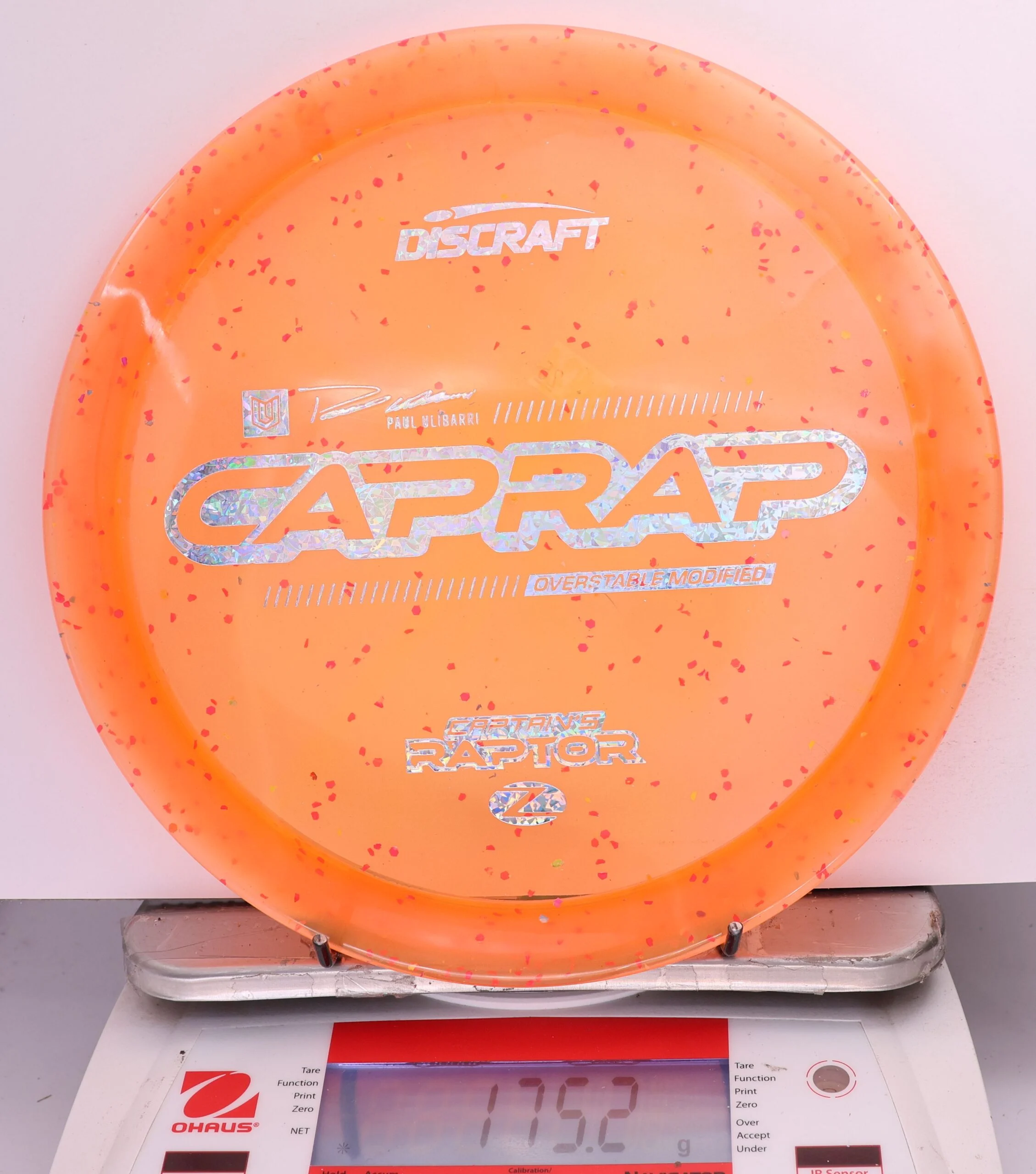 676153 Z Confetti Captain's Raptor, 2026 Paul Ulibarri - #25 Orange, 175