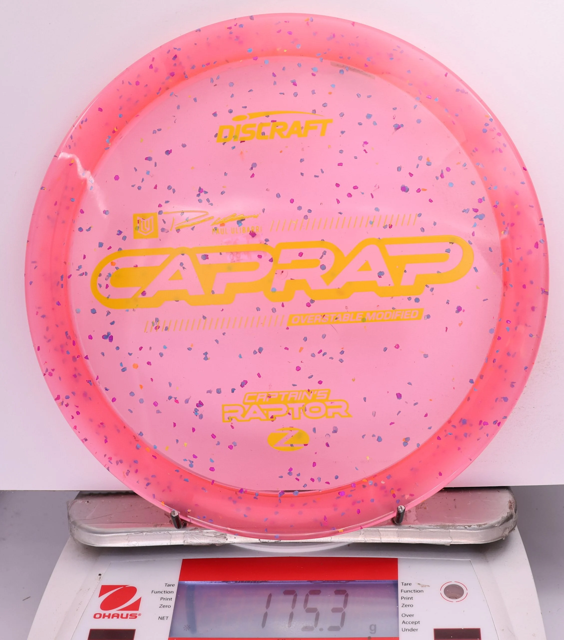 676338 Z Confetti Captain's Raptor, 2026 Paul Ulibarri - #36 Pink, 175