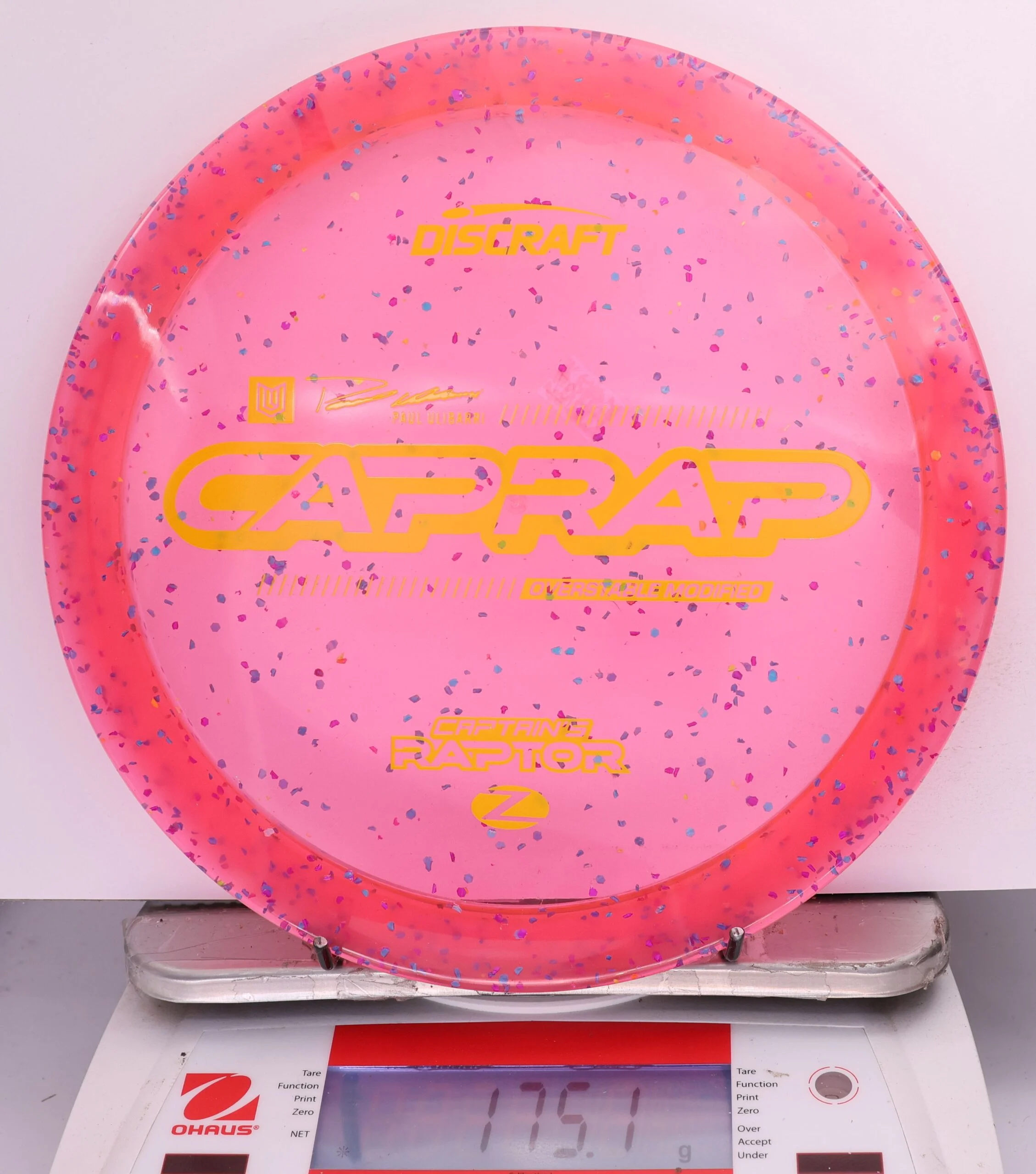 676426 Z Confetti Captain's Raptor, 2026 Paul Ulibarri - #37 LtRedPink, 175