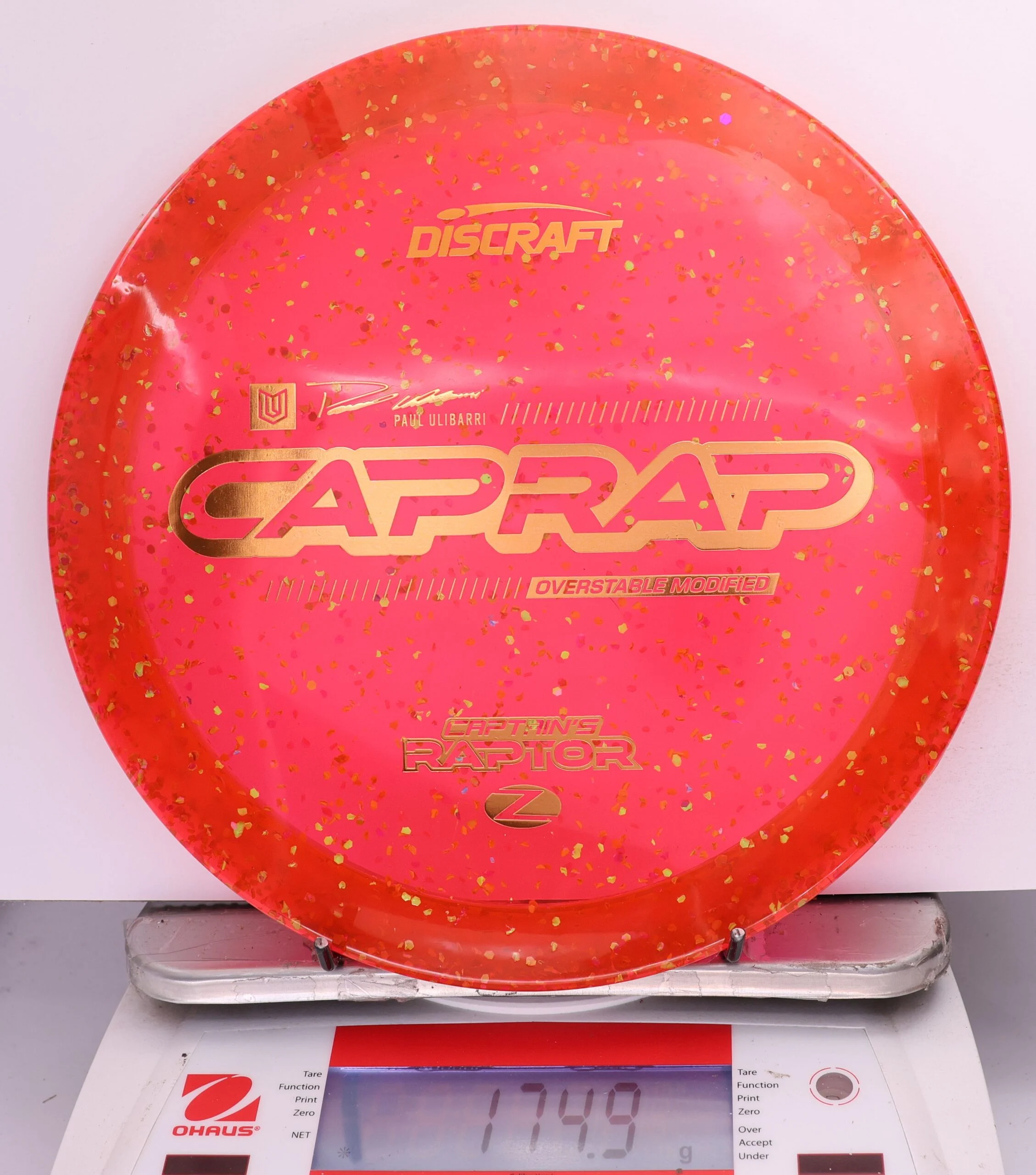 676794 Z Confetti Captain's Raptor, 2026 Paul Ulibarri - #57 Red, 175