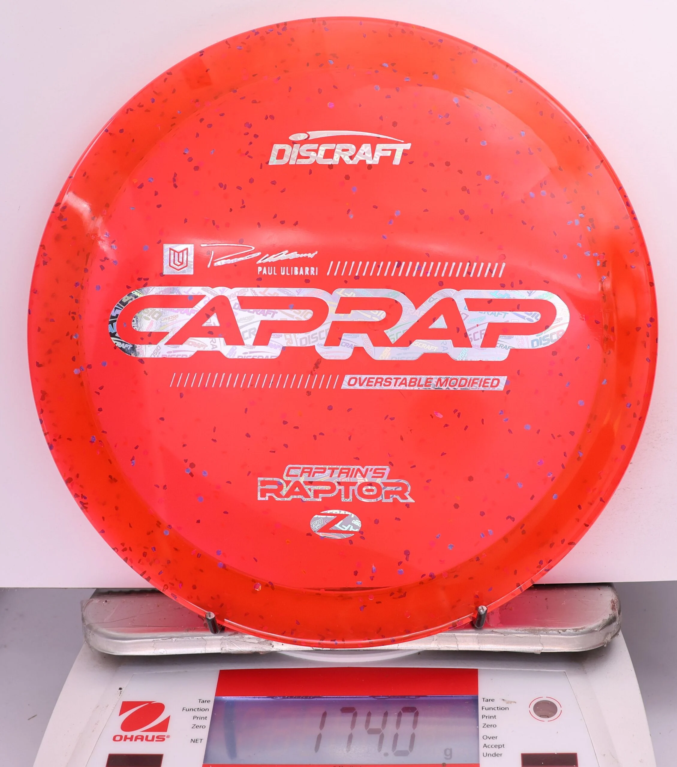 676798 Z Confetti Captain's Raptor, 2026 Paul Ulibarri - #61 Red, 174