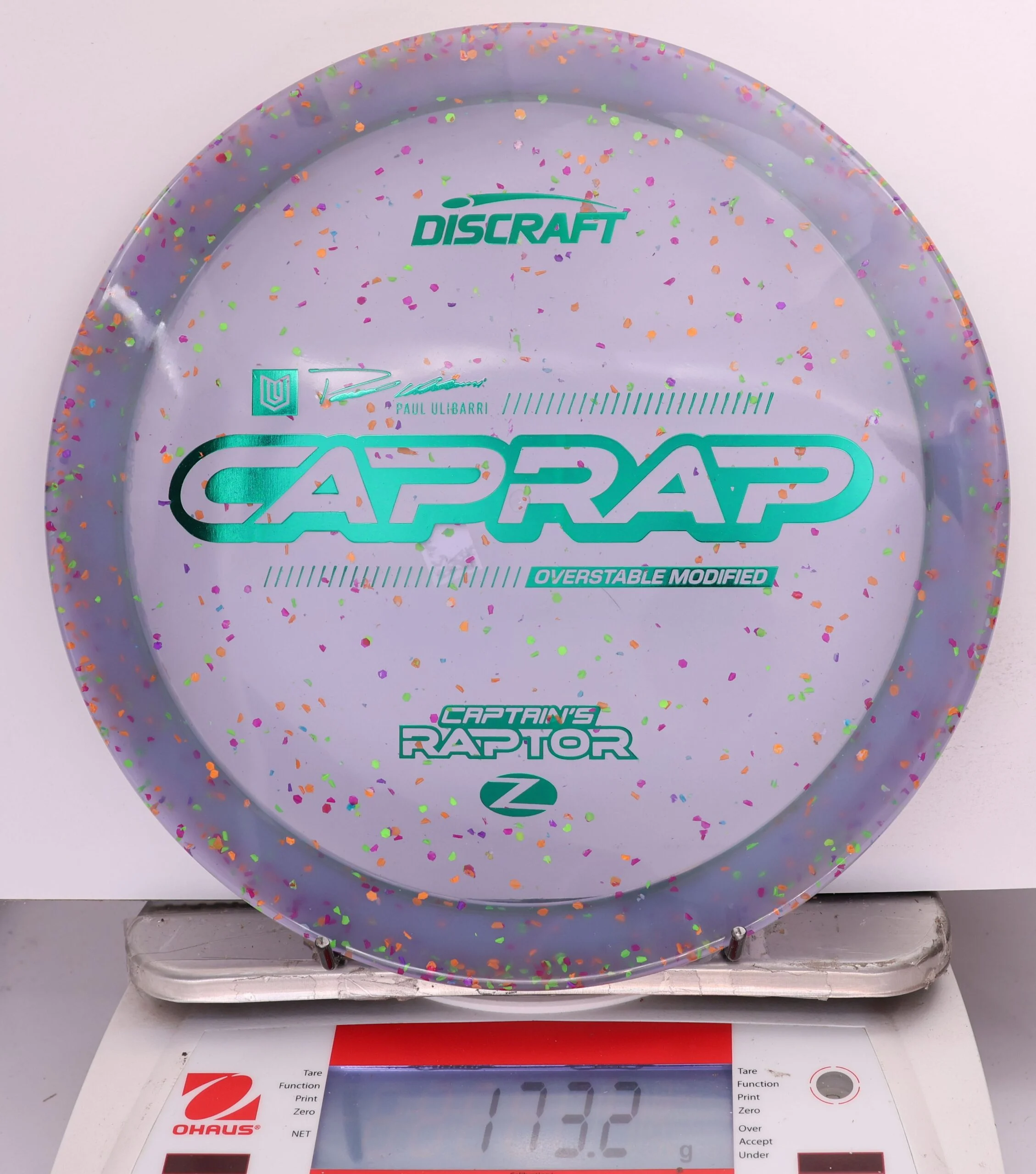 676982 Z Confetti Captain's Raptor, 2026 Paul Ulibarri - #71 Gray, 173