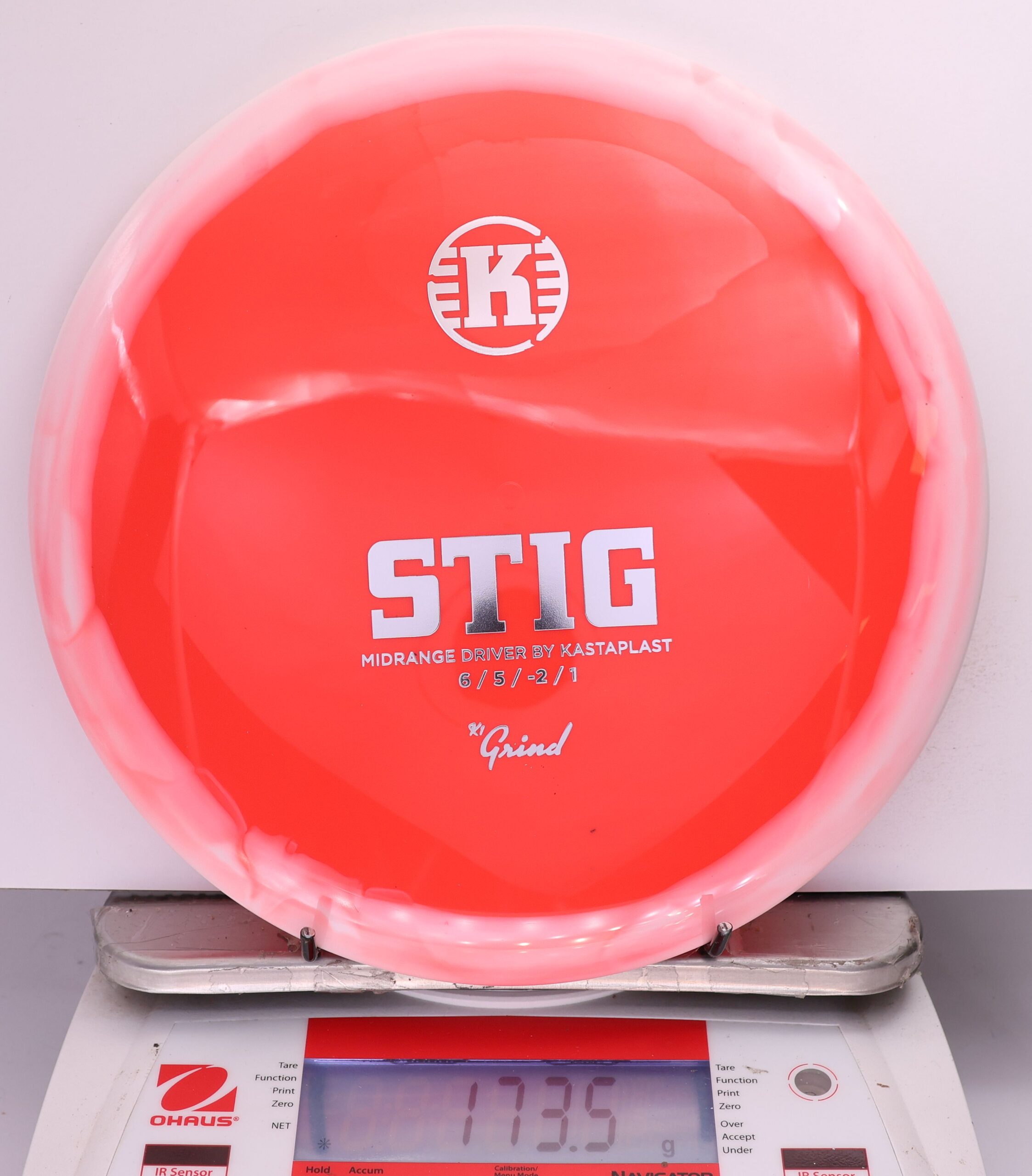 679973 K1 Grind Stig - #912 White-Red, 174