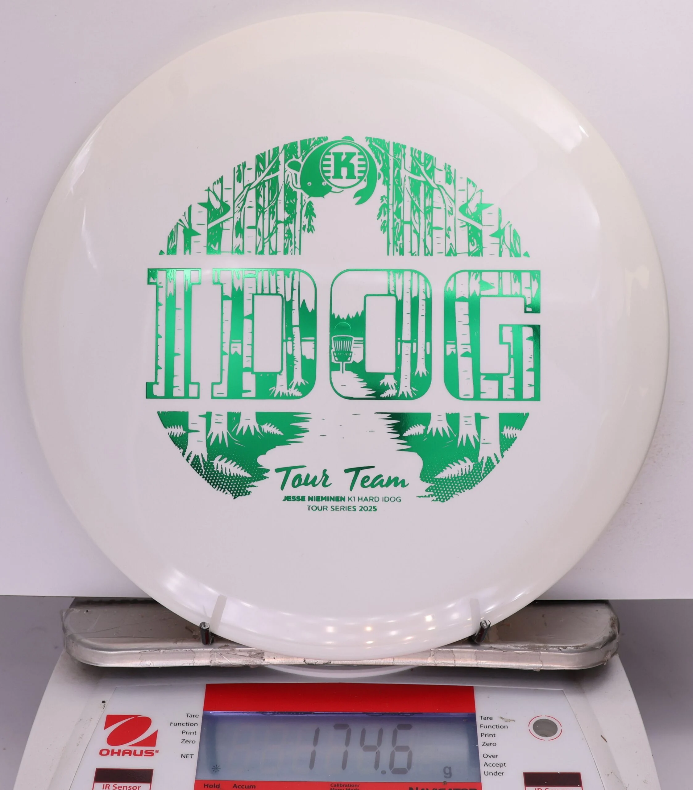 680145 K1 Hard Idog, Jesse Nieminen 2025 Tour Series - #910 White, `175