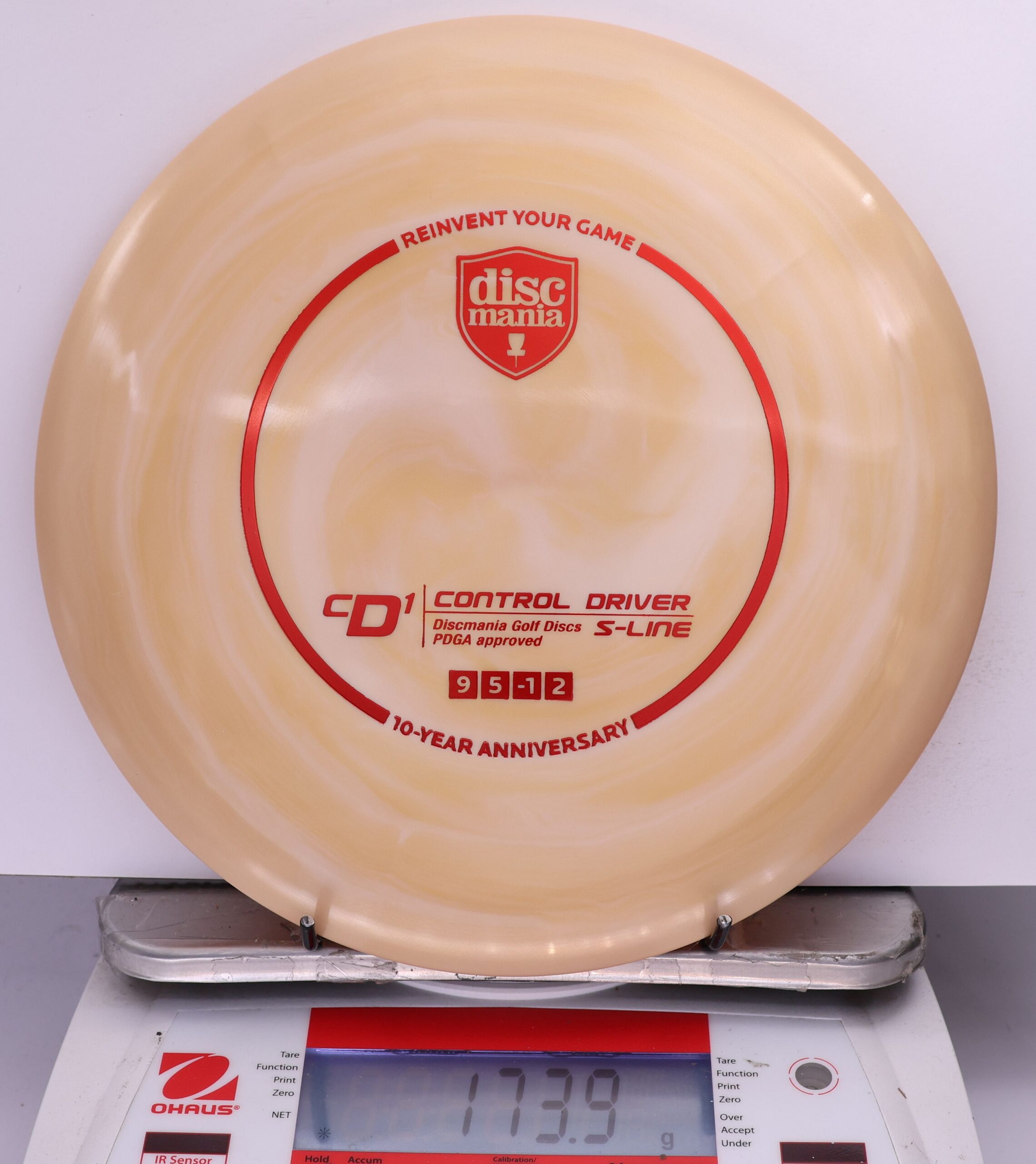 680390 Golden Swirl S-Line CD1, 10 Year Anniversary - #911 LtOrange, 174