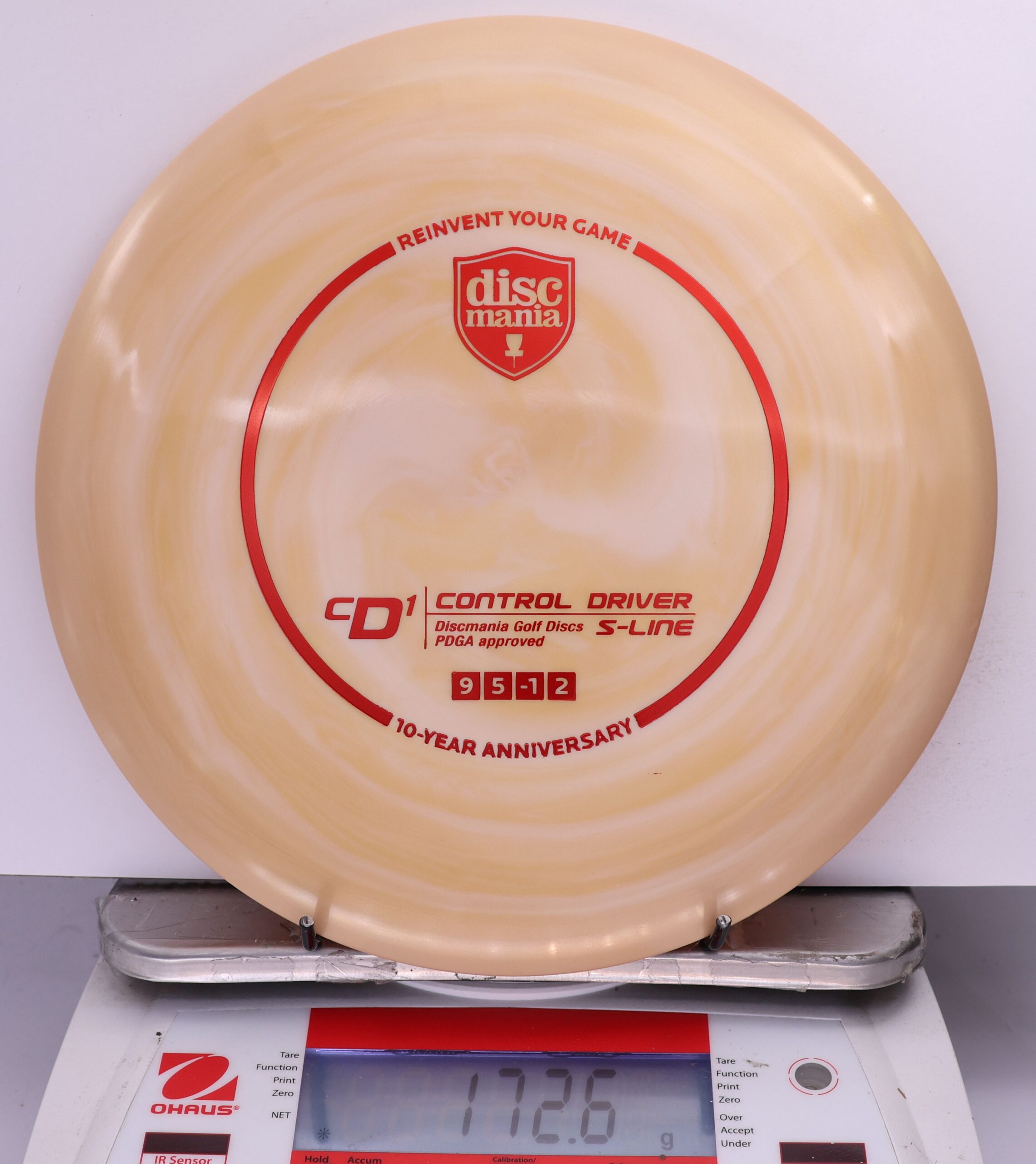 680391 Golden Swirl S-Line CD1, 10 Year Anniversary - #912 LtOrange, 173