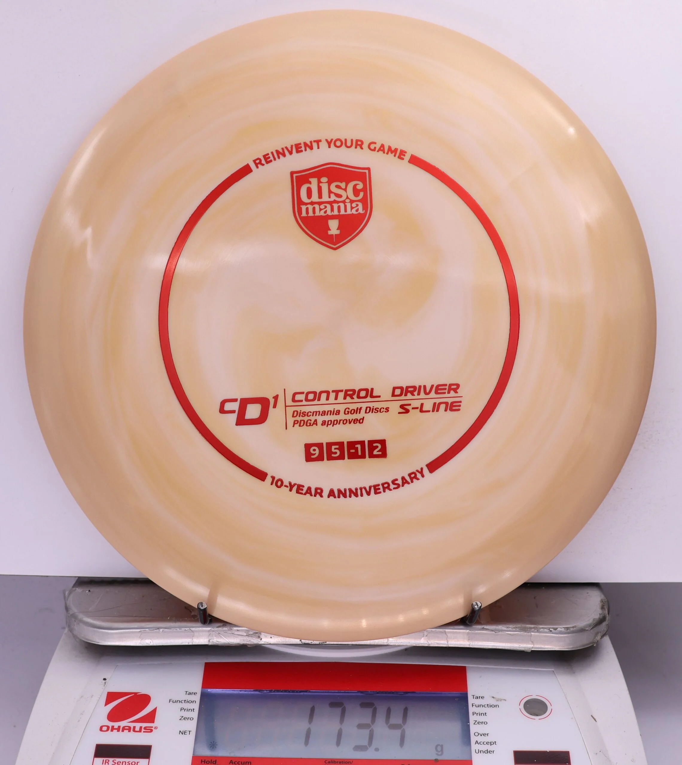 680392 Golden Swirl S-Line CD1, 10 Year Anniversary - #913 LtOrange, 173