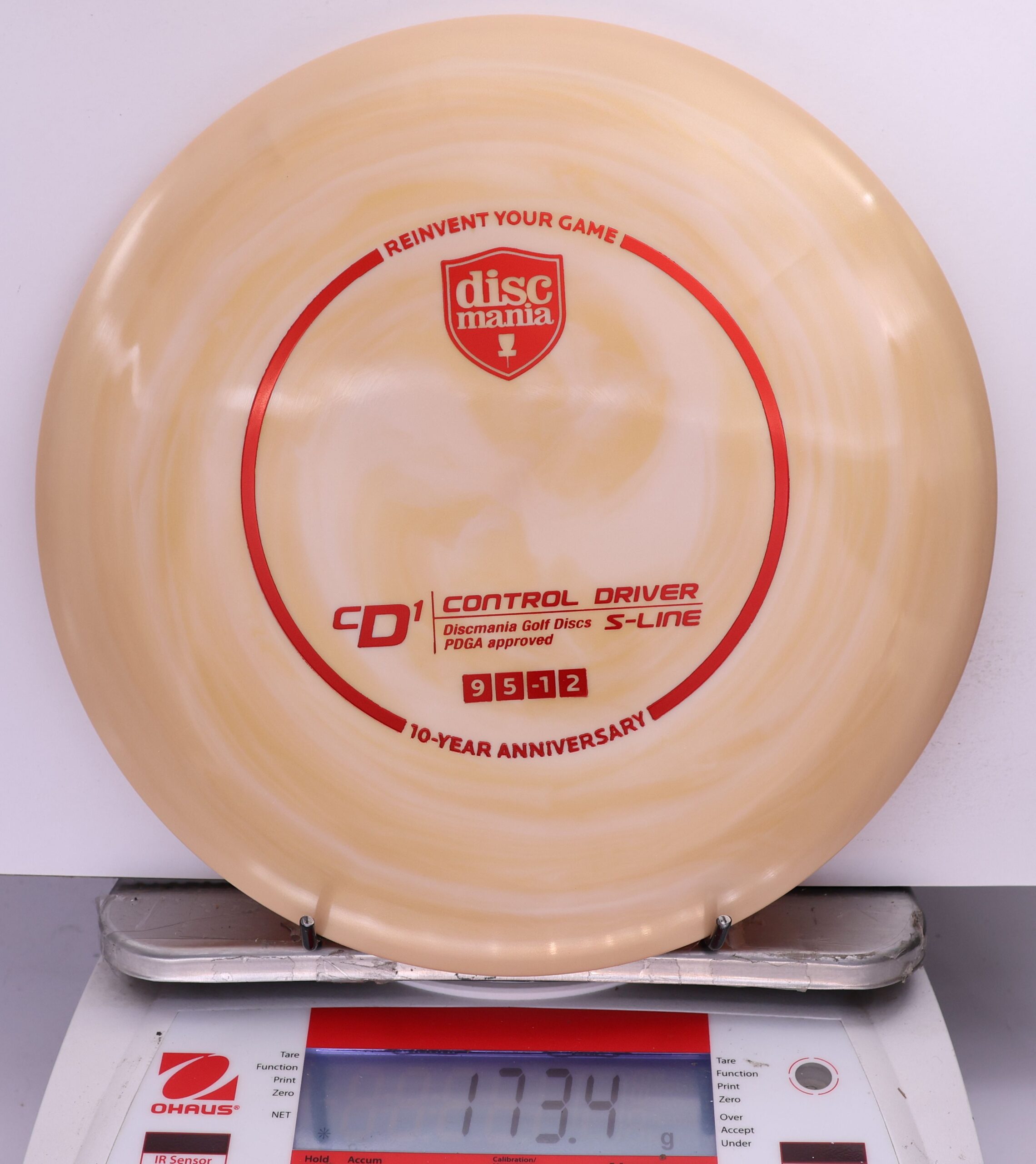 680392 Golden Swirl S-Line CD1, 10 Year Anniversary - #913 LtOrange, 173