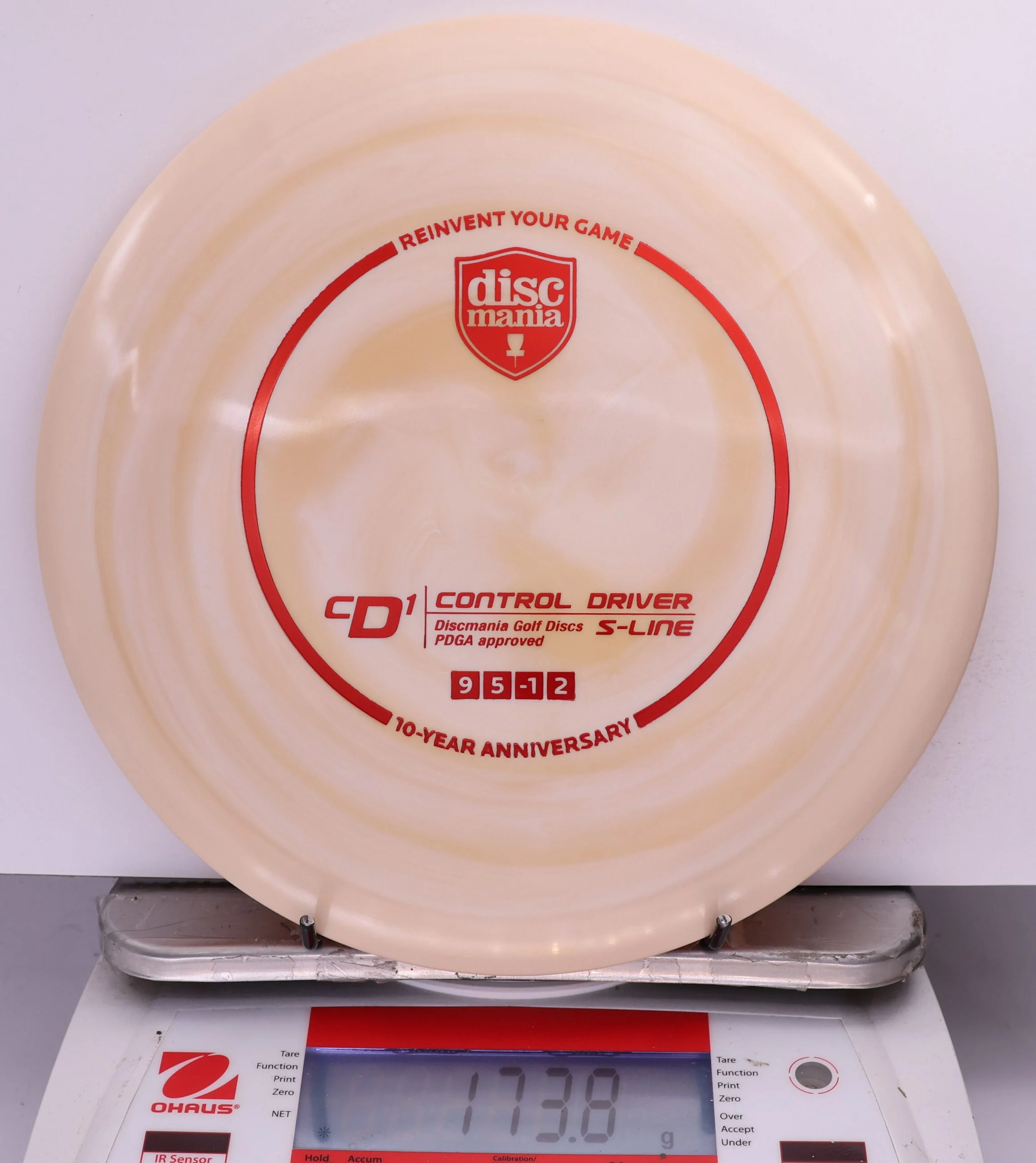 680395 Golden Swirl S-Line CD1, 10 Year Anniversary - #914 LtOrange, 174