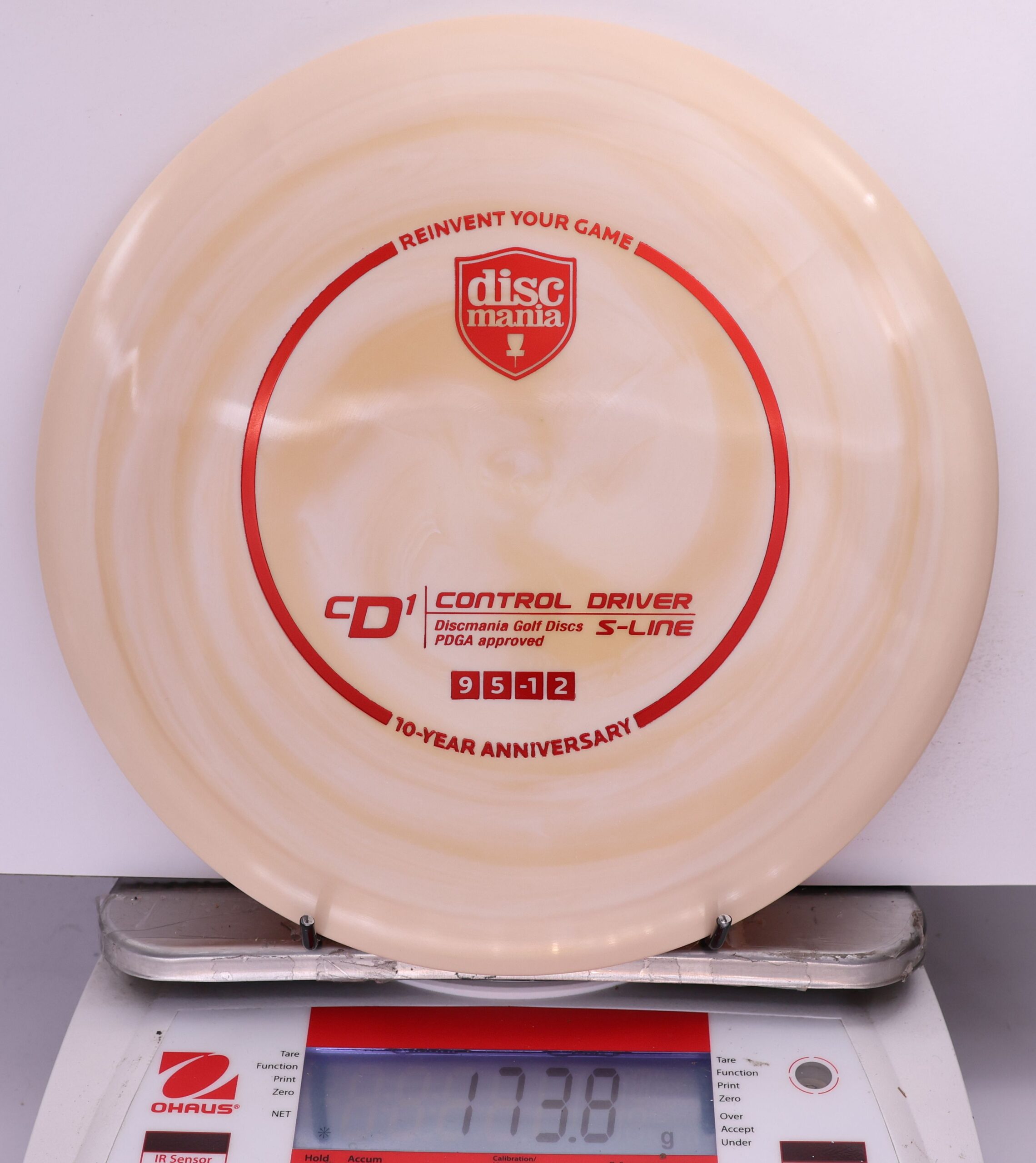 680395 Golden Swirl S-Line CD1, 10 Year Anniversary - #914 LtOrange, 174