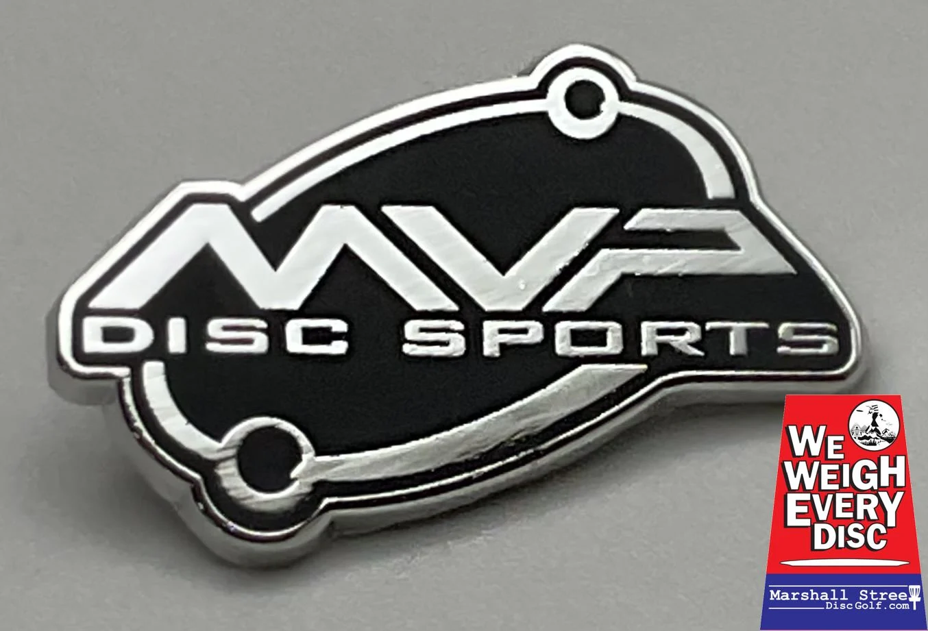 681631 MVP Hard Enamel Pin - SilverONBlack