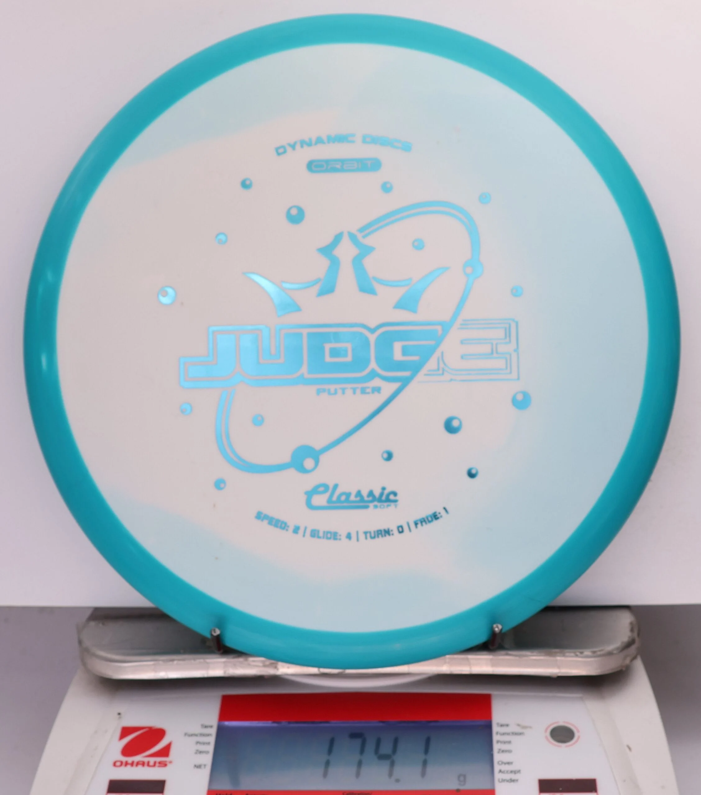 683067 Classic Soft Orbit Judge - #912 Teal-White, 174