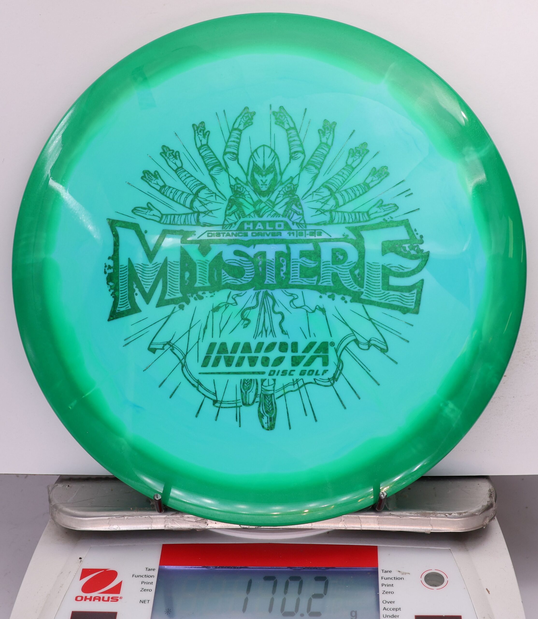 684057 Halo Star Mystere - #401 Green-LtBlue, 170