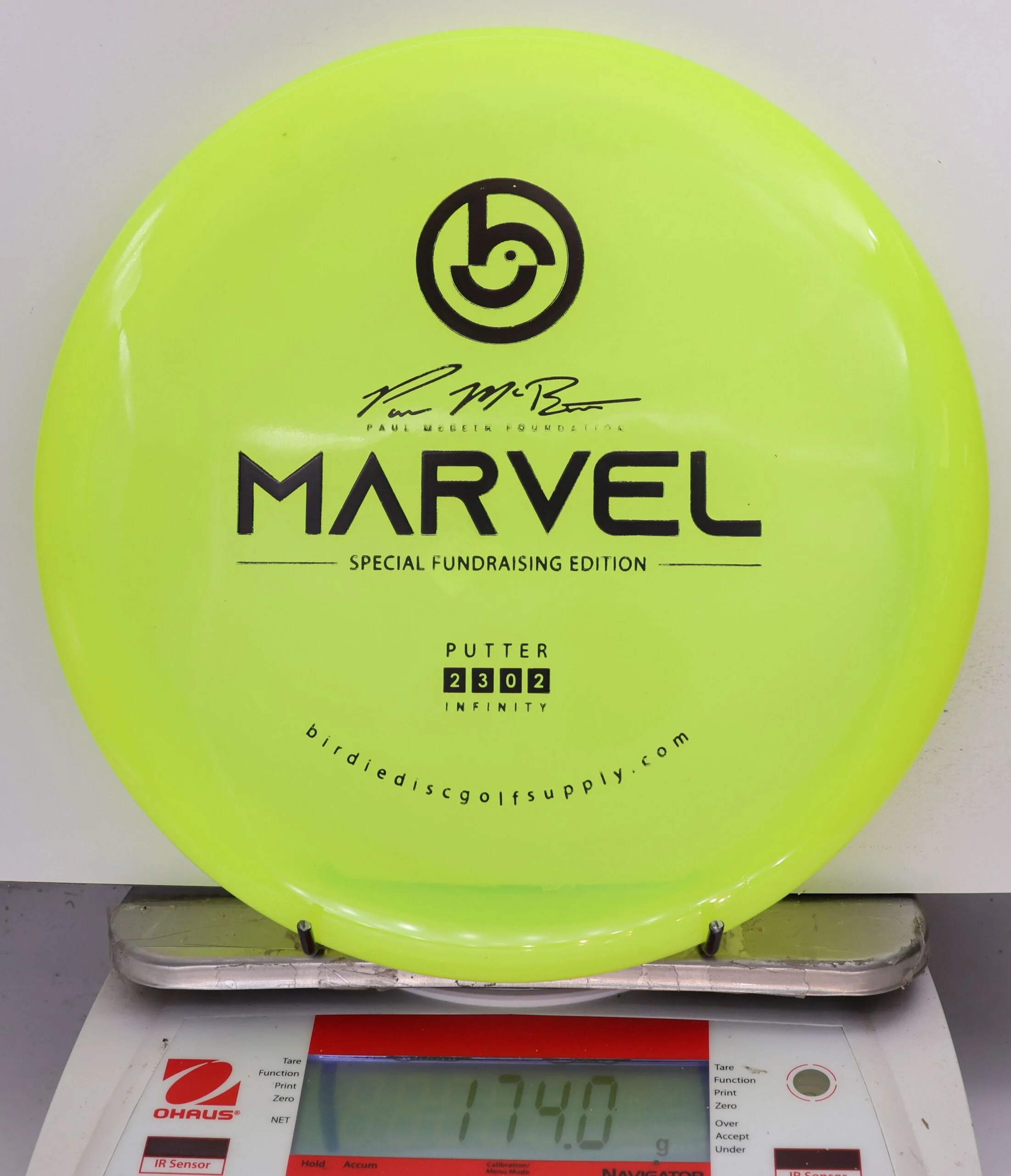 686652 Infinity Marvel, Paul McBeth Foundation - #509 NYellow, 174