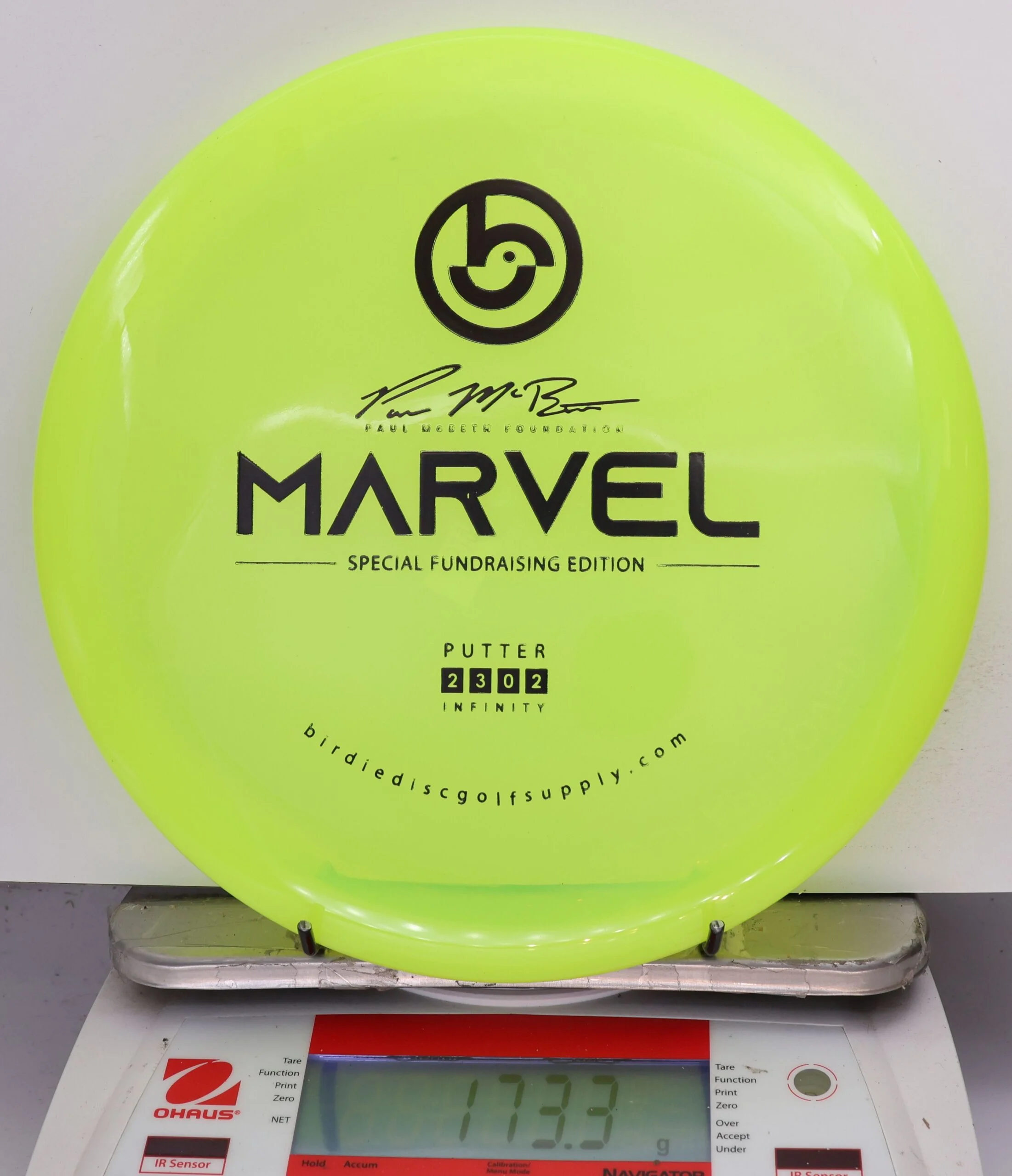 686653 Infinity Marvel, Paul McBeth Foundation - #510 NYellow, 173