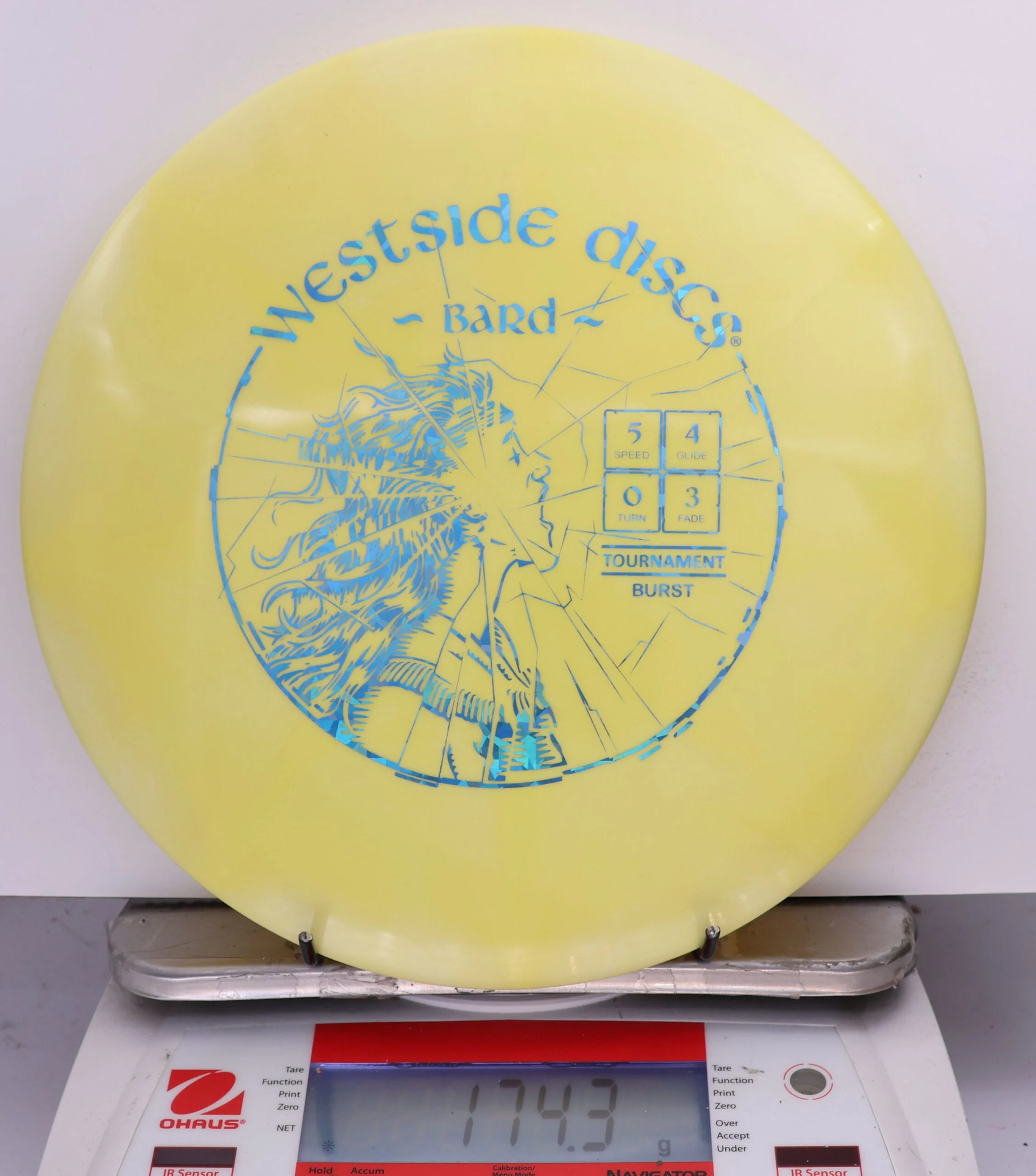 688498 Tournament Burst Bard, High Pitch - #934 Yellow, 174