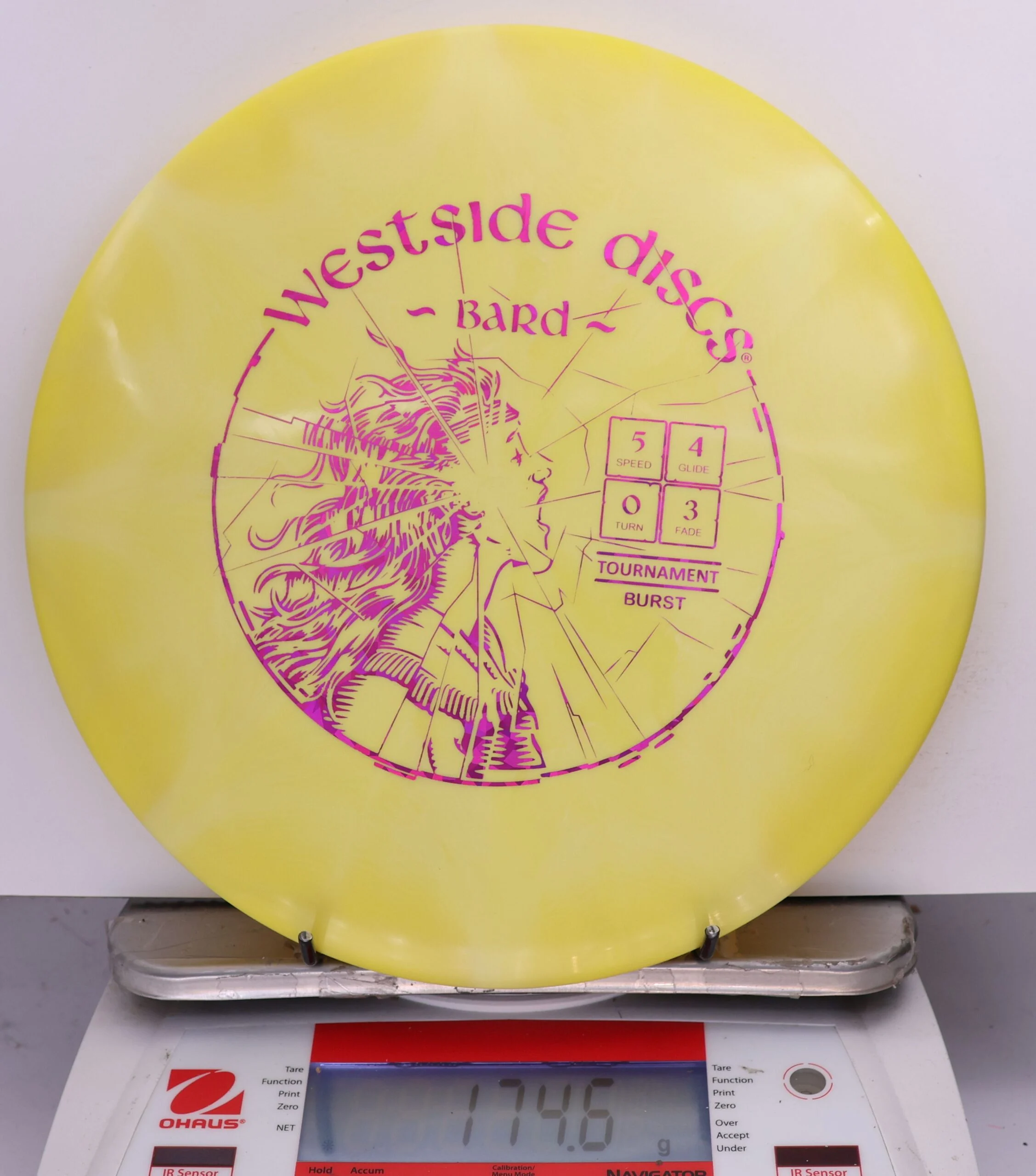 688499 Tournament Burst Bard, High Pitch - #935 Yellow, 175