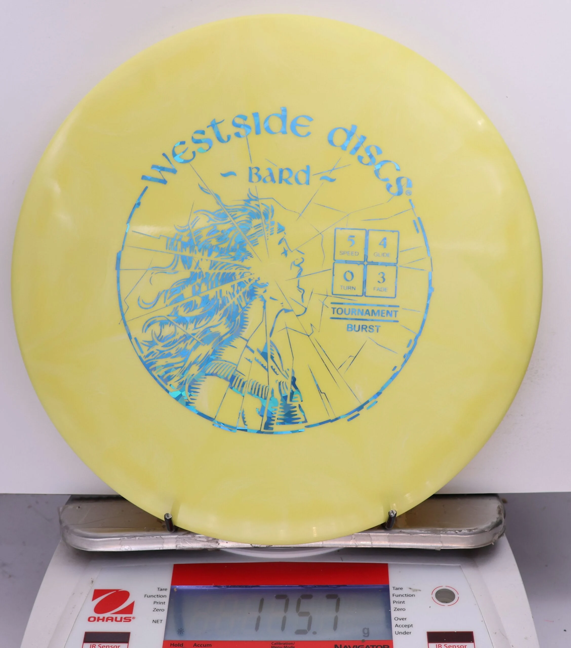 688500 Tournament Burst Bard, High Pitch - #936 Yellow, 176