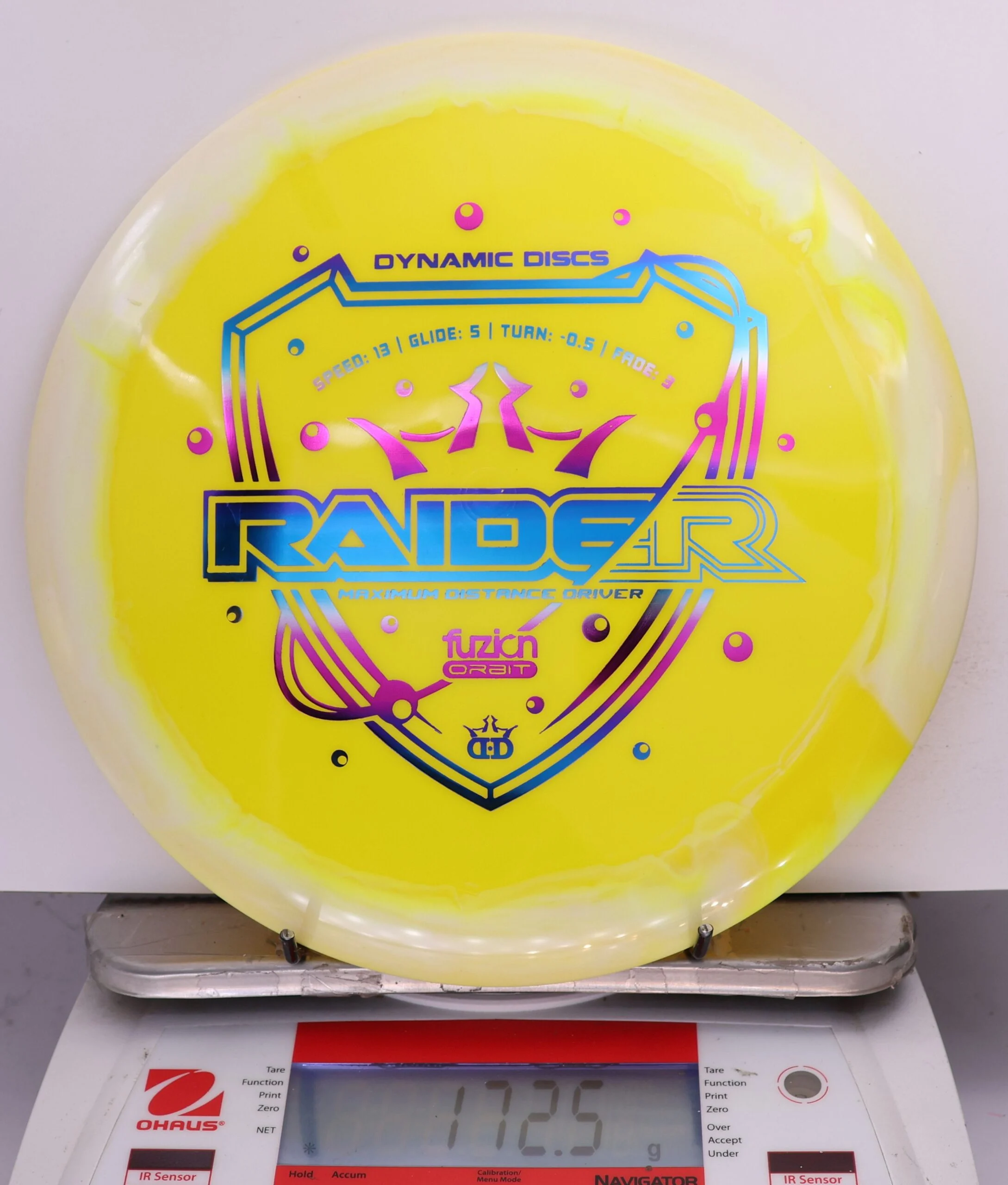 688878 Fuzion Orbit Raider - #937 White-Yellow, 173