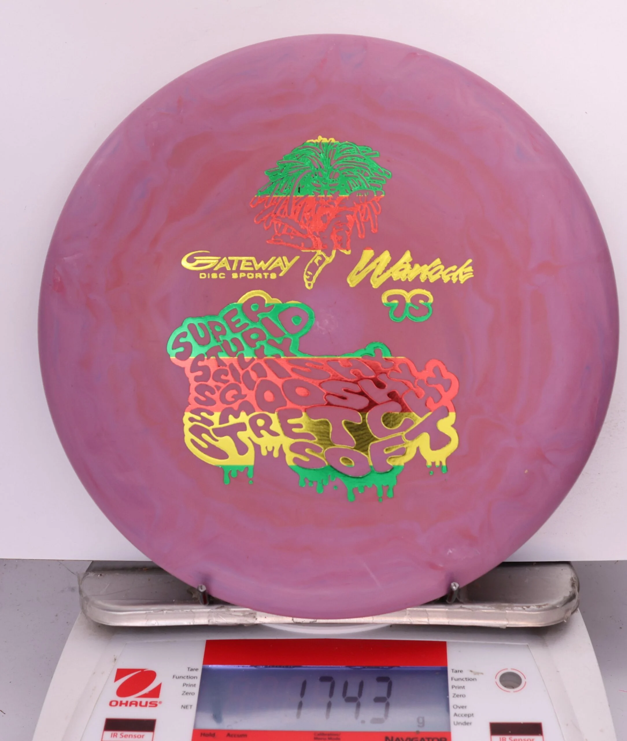 690504 7S SureGrip Warlock - #32 PurpleRed, 174