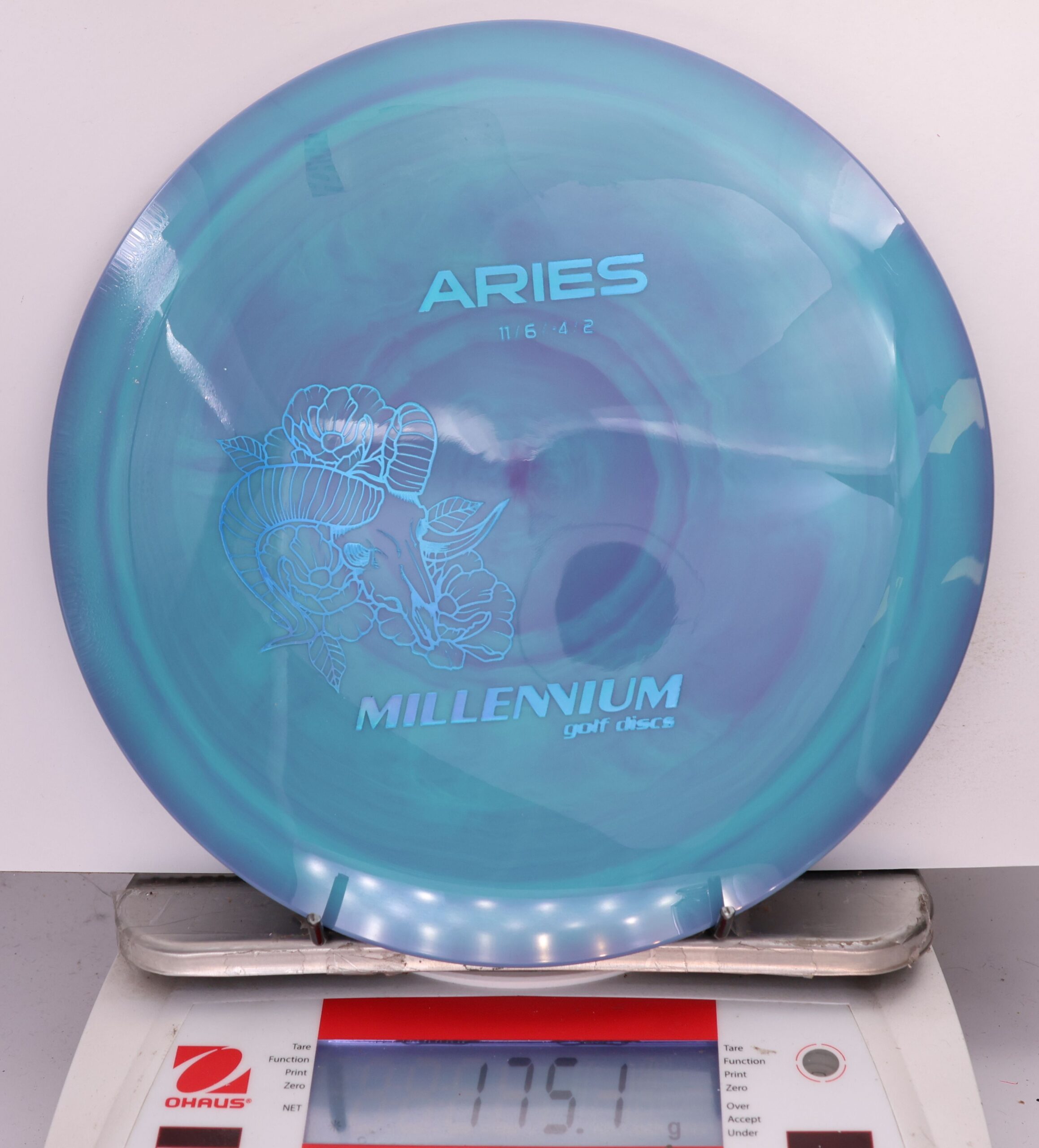 690629 Swirly Sirius Aries - #257 Tealish, 175