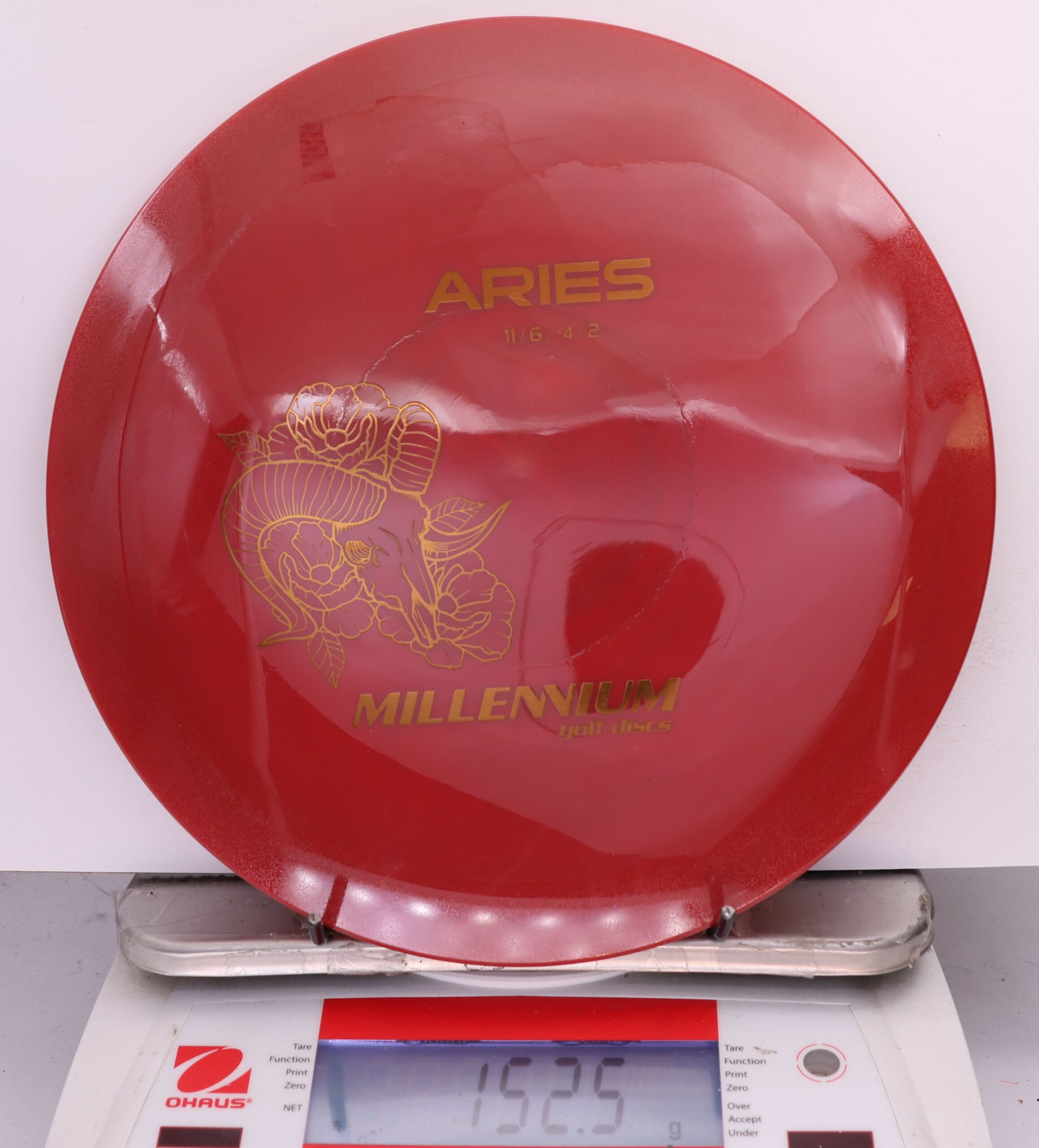 690764 Swirly Sirius Aries - #276 DkRed, 153