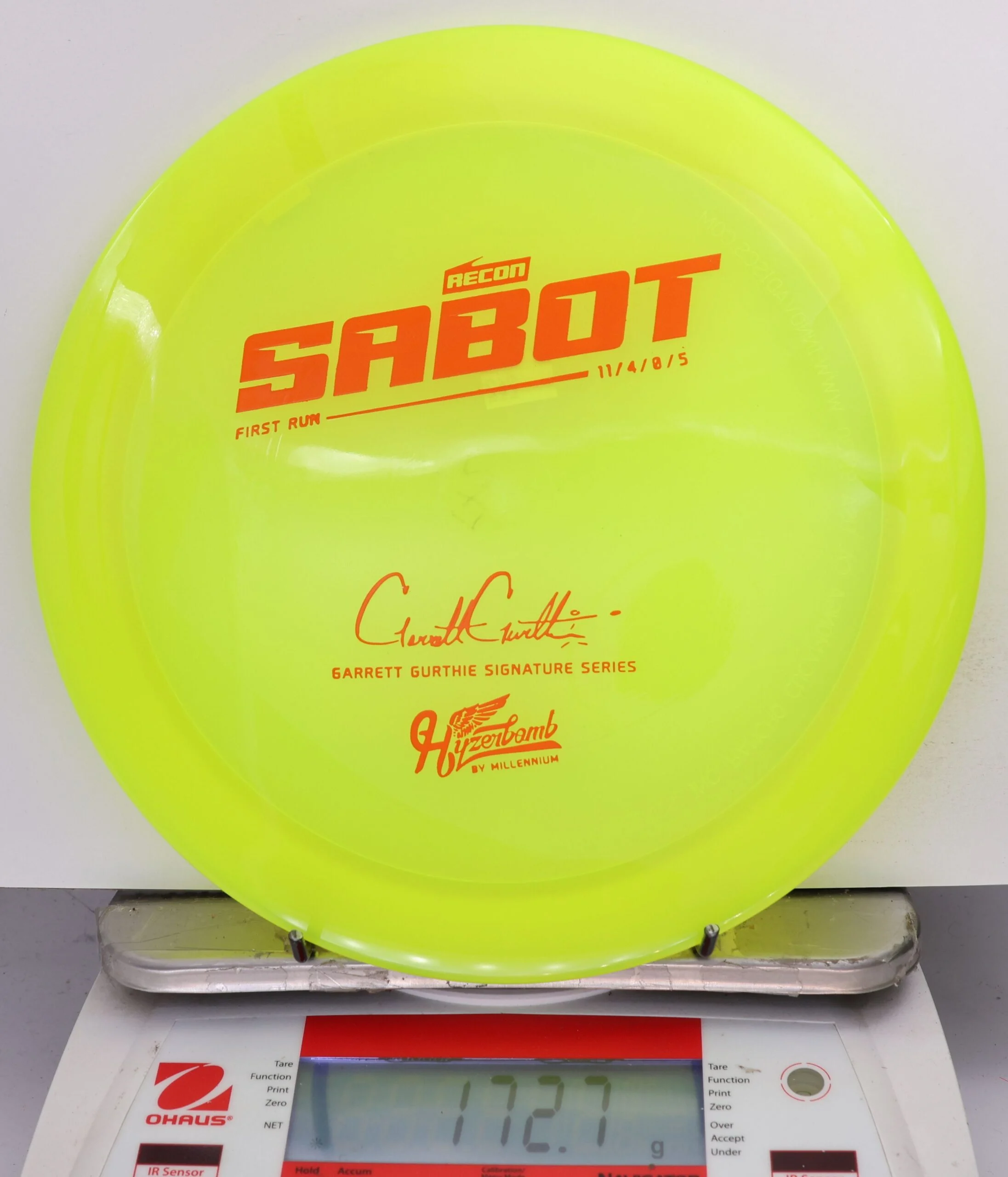 691922 Recon Sabot, Garret Gurthie - 1st Run - #262 Yellow, 173