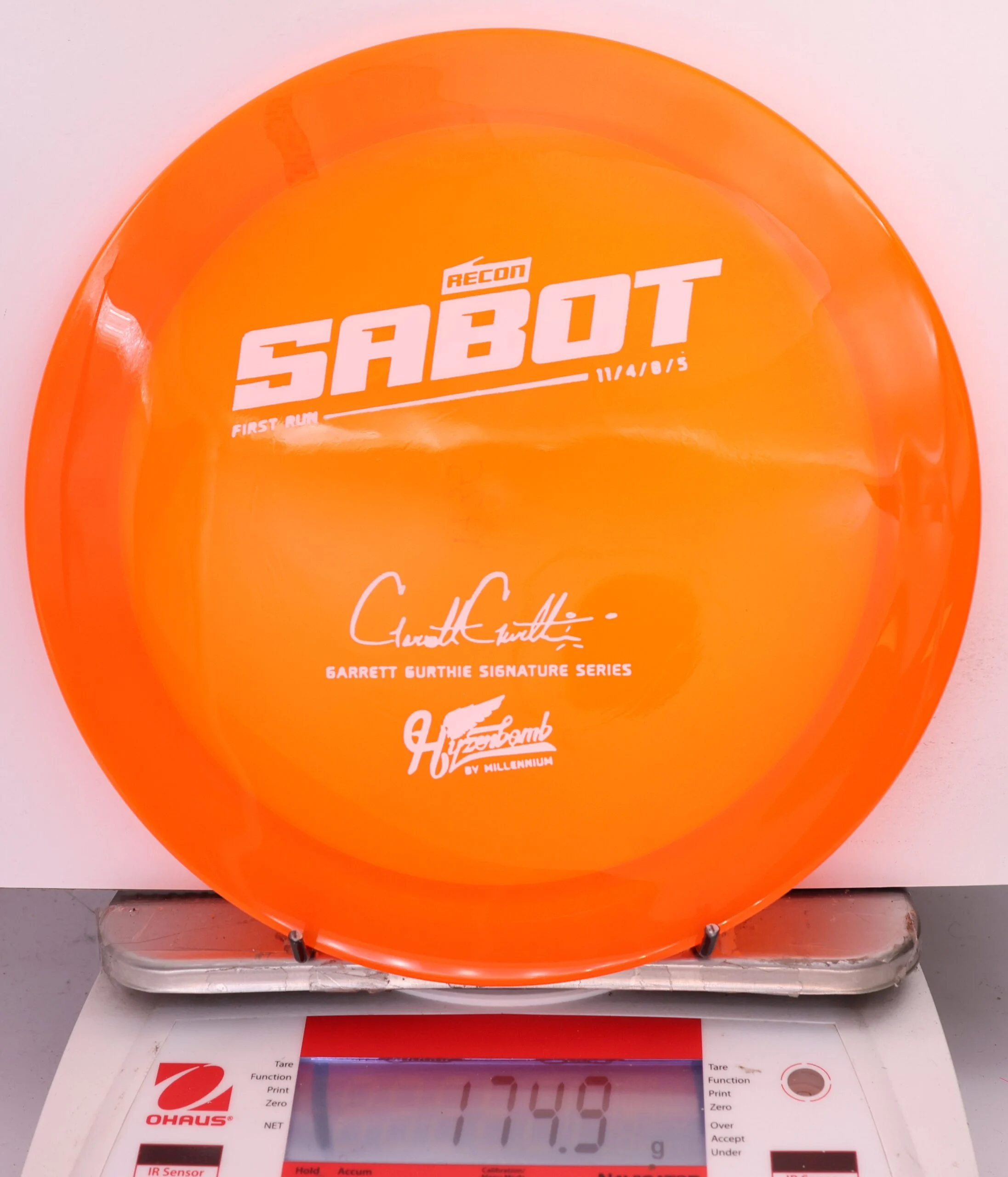 691924 Recon Sabot, Garret Gurthie - 1st Run - #264 Orange, 175