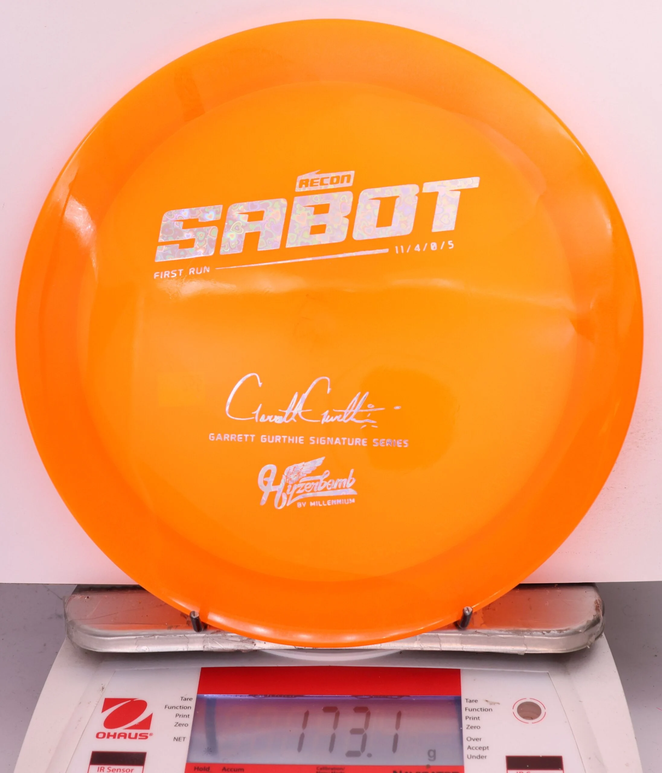 691925 Recon Sabot, Garret Gurthie - 1st Run - #265 Orange, 173