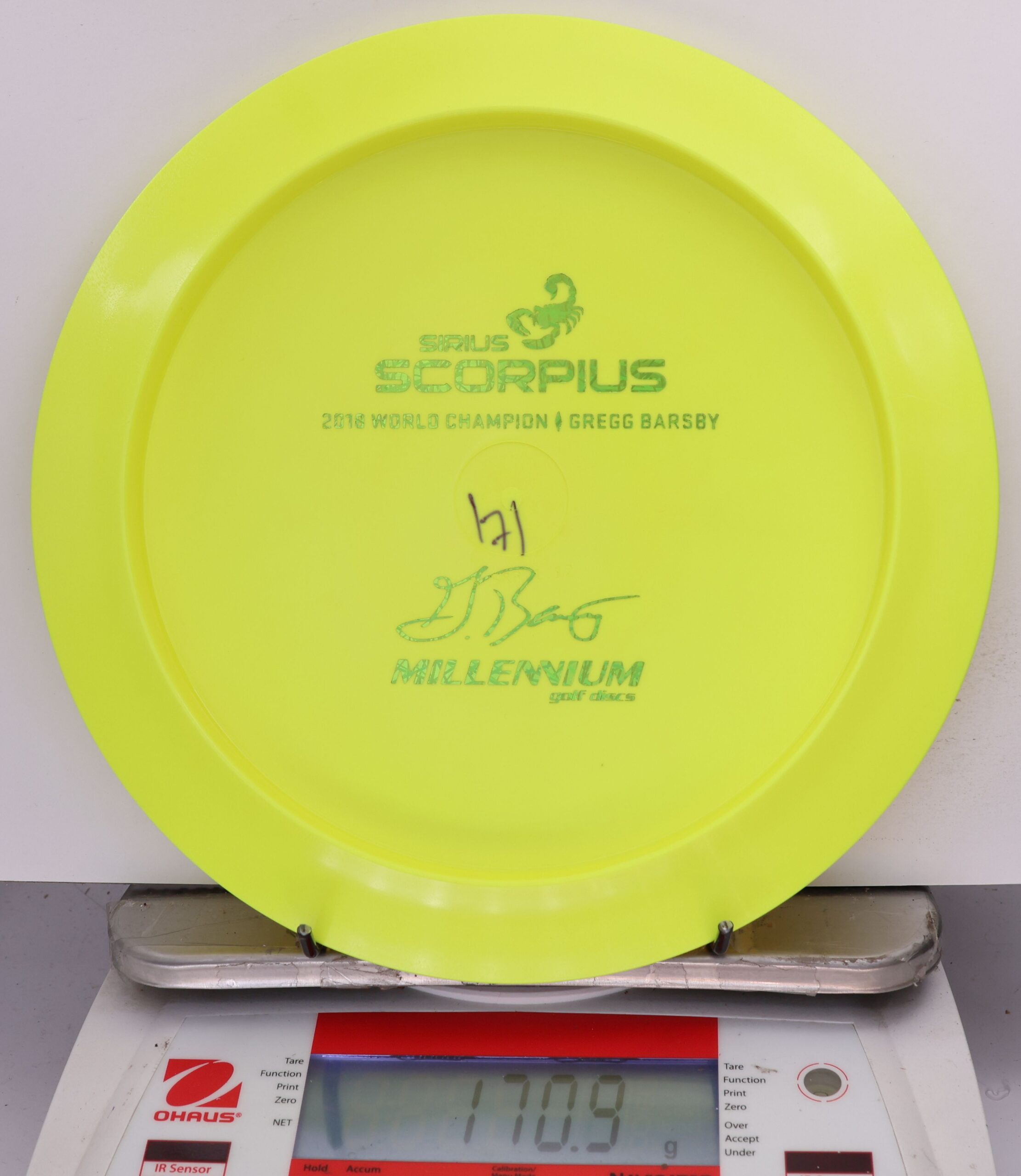 692206 Sirius Scorpius, Gregg Barsby Bottom Stamp - #251 Yellow, 171