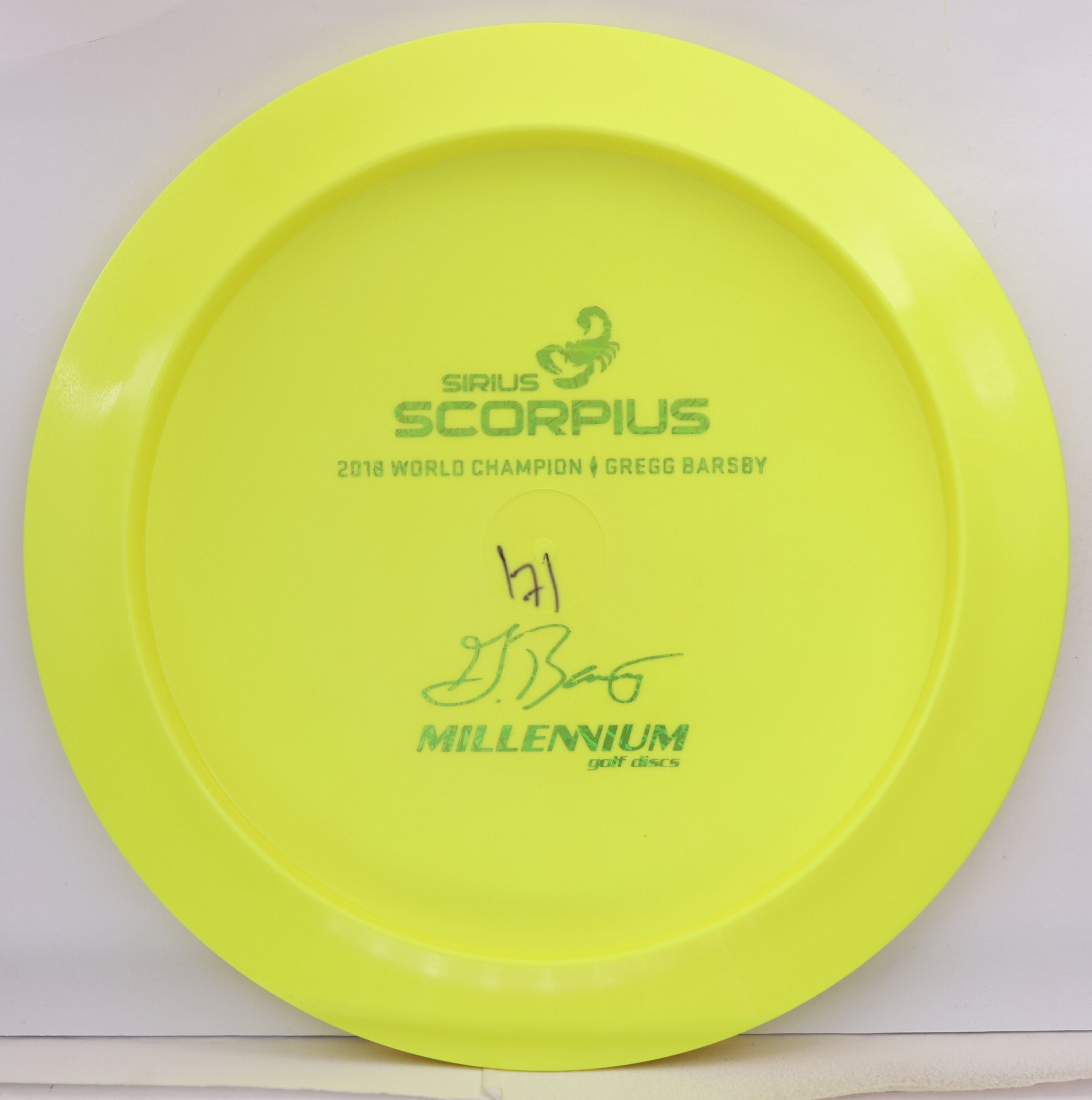 Sirius Scorpius, Gregg Barsby Bottom Stamp - Image 2