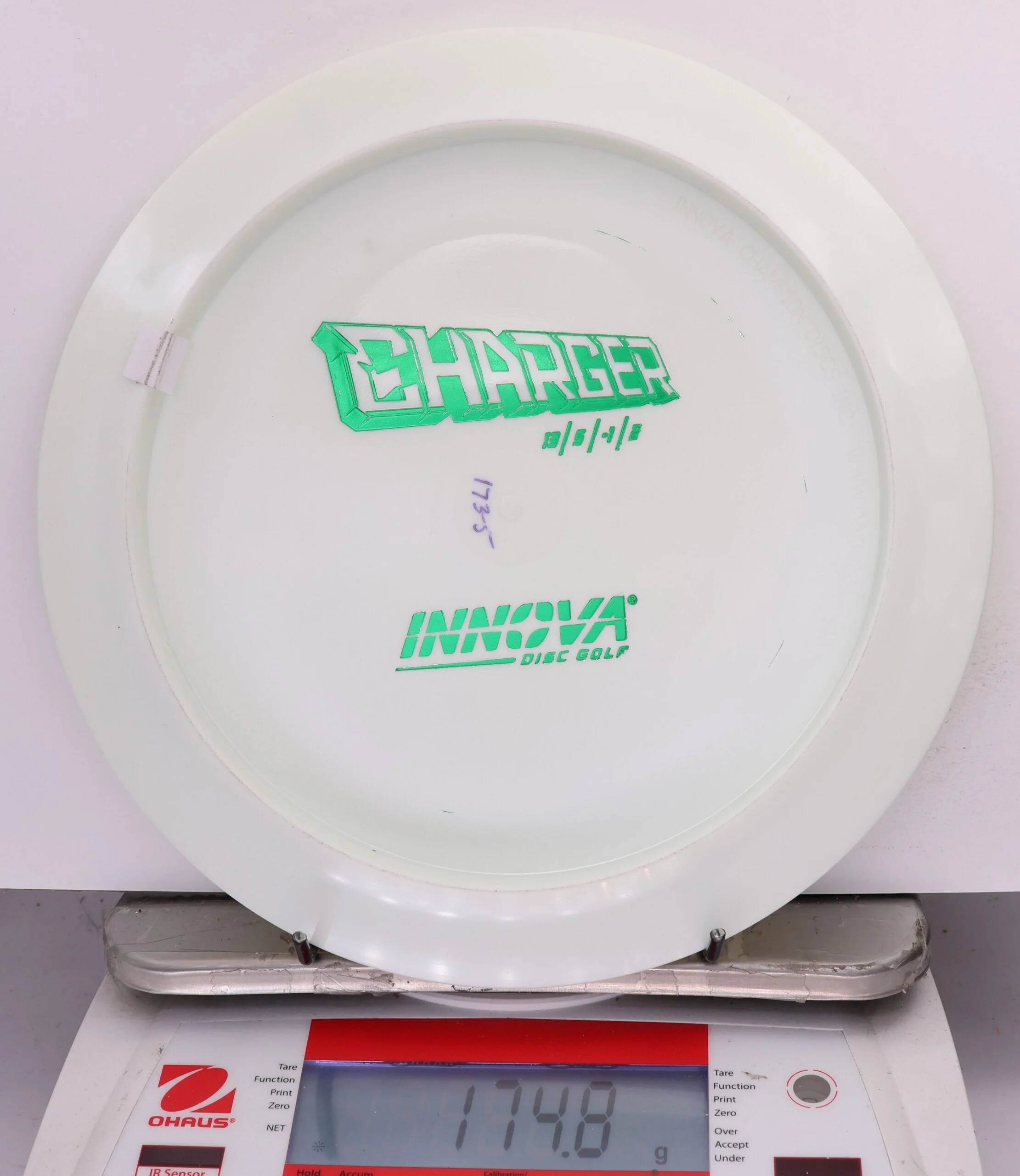 693403 Star Charger, Bottom Stamp - #420 White, 175