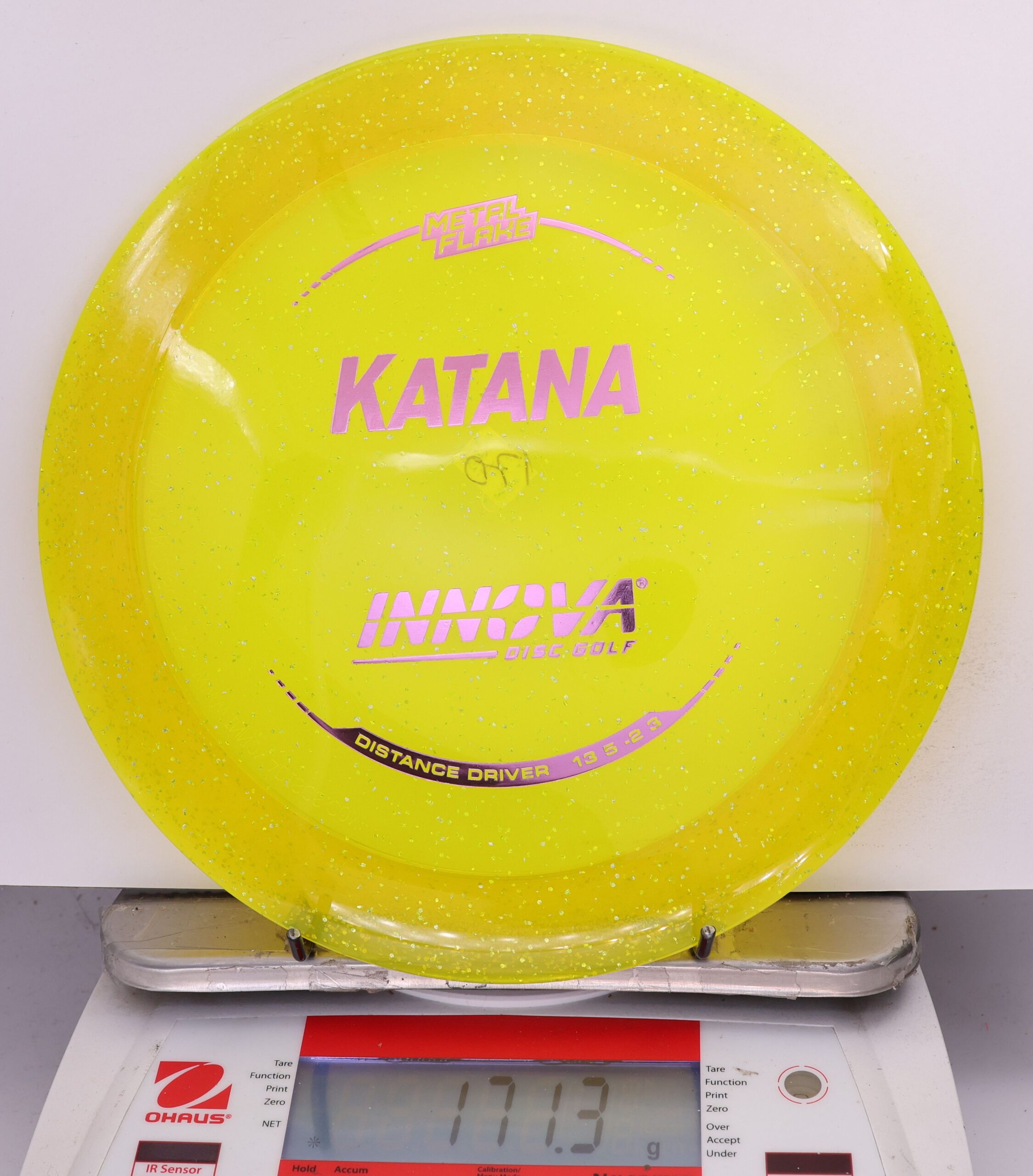 693538 Metal Flake Champion Katana - #415 Yellow, 171