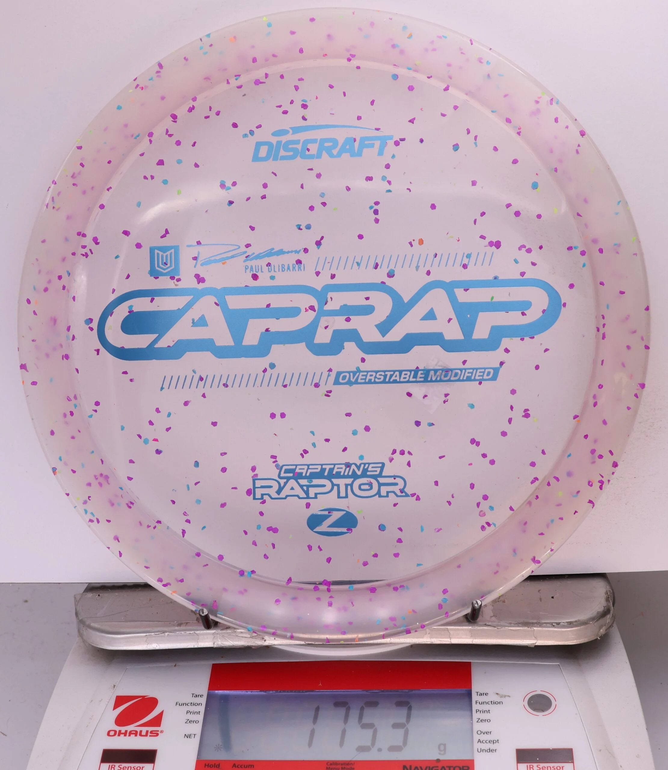 697038 Z Confetti Captain's Raptor, 2026 Paul Ulibarri - #89 Clear, 175