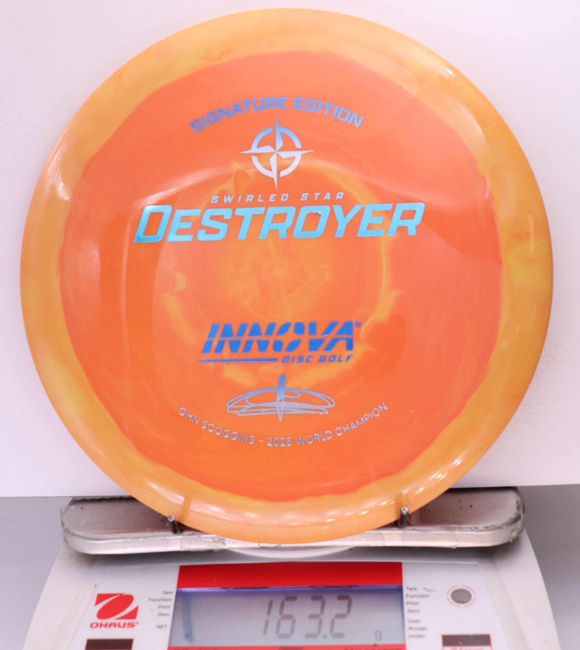 697194 Swirled Star Destroyer, Ohn Scoggins 2025 FPO World Champion - #57 Orange, 163