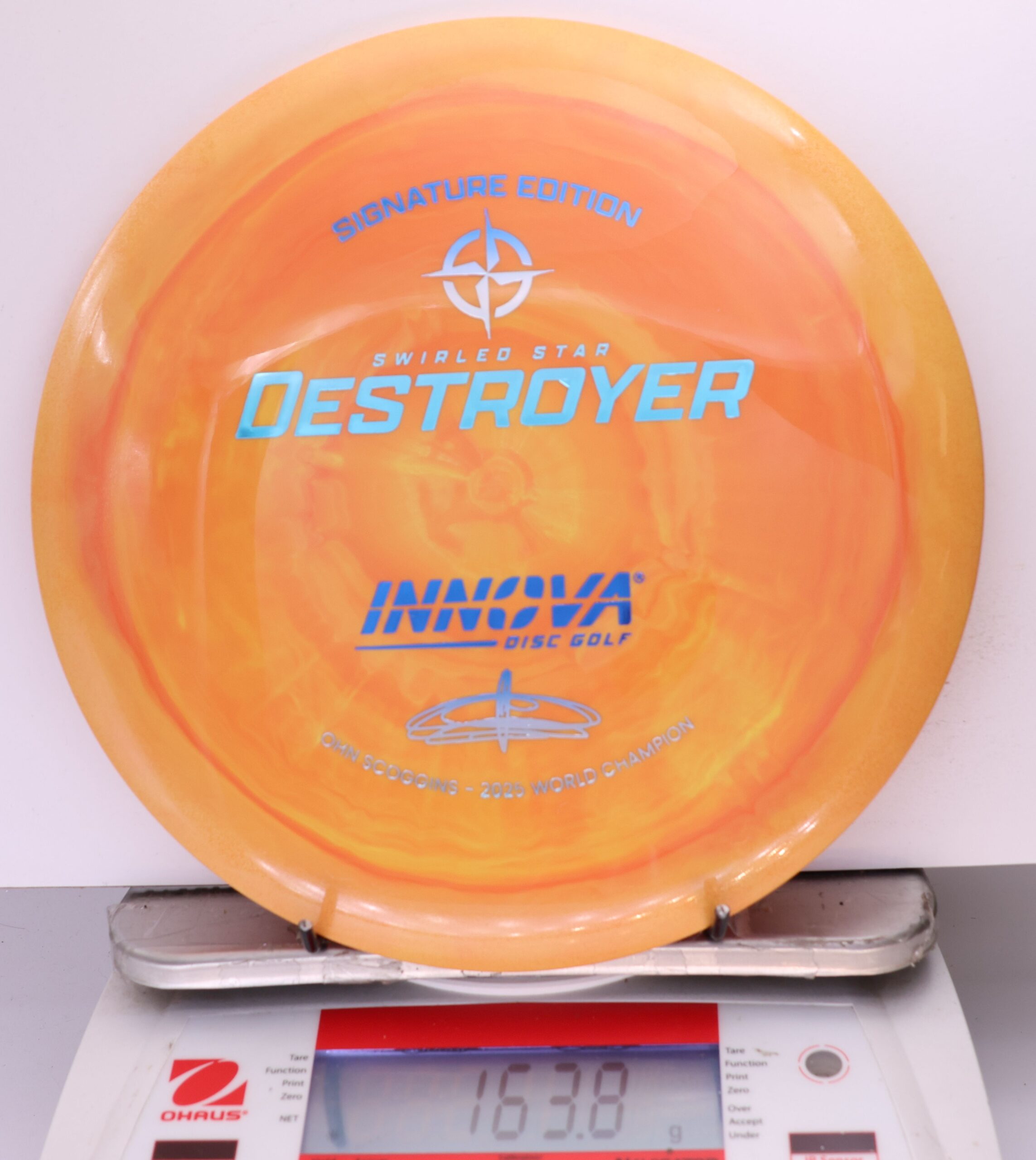 697195 Swirled Star Destroyer, Ohn Scoggins 2025 FPO World Champion - #58 Orange, 164