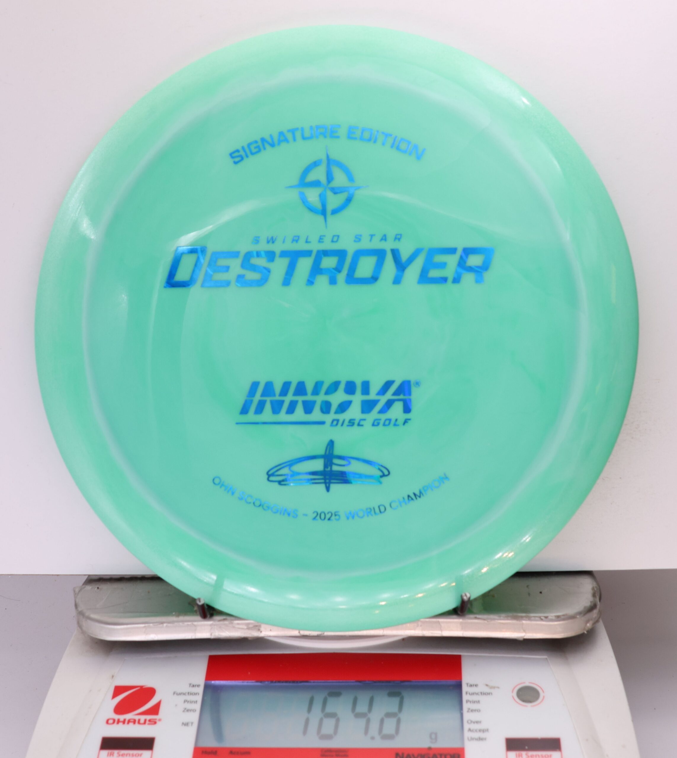 697208 Swirled Star Destroyer, Ohn Scoggins 2025 FPO World Champion - #66 Teal, 164