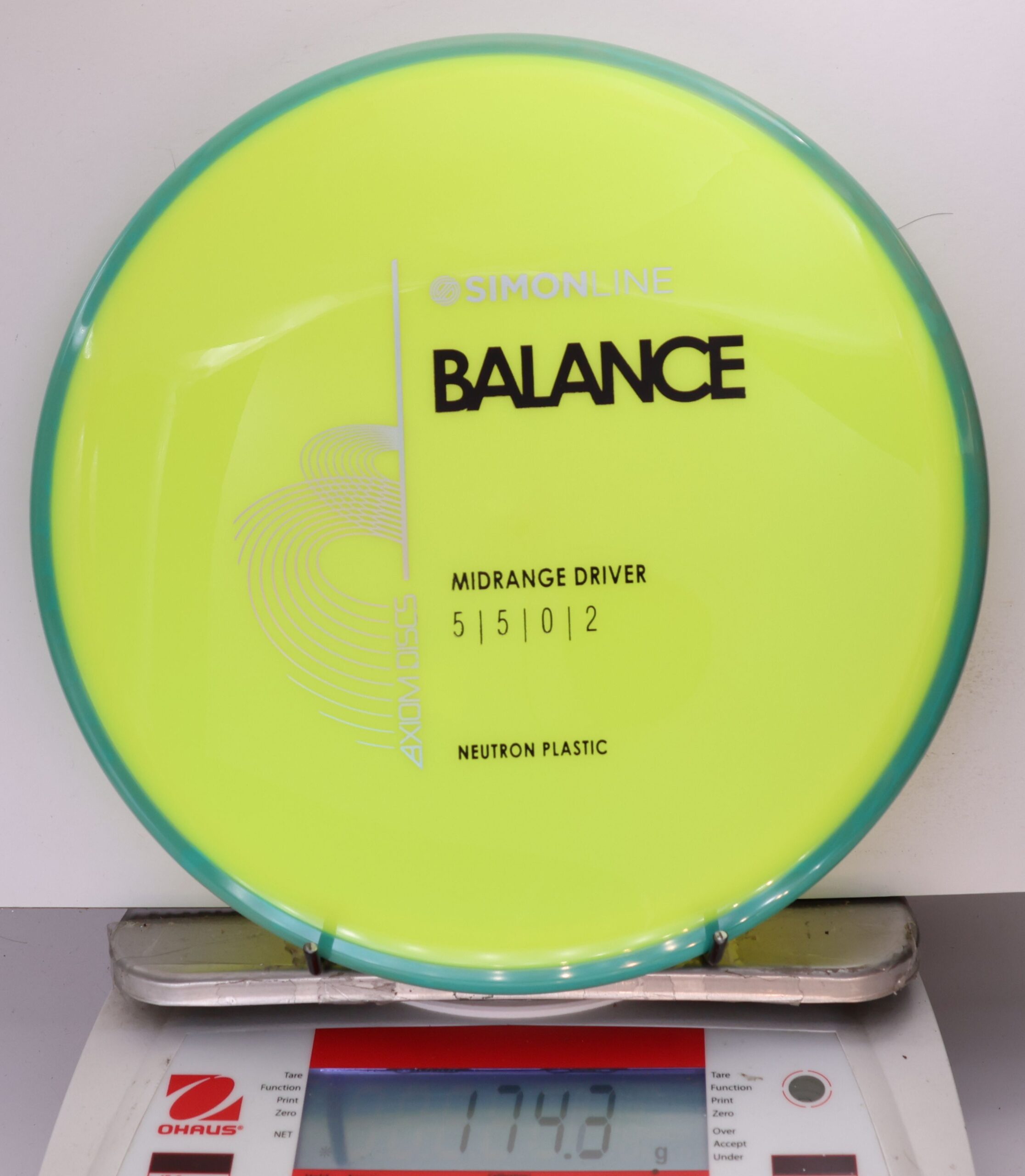 697446 Simon Line Neutron Balance - #20 Green-Yellow, 174